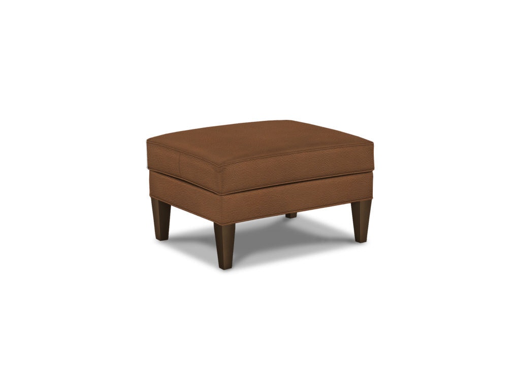 Ethan Allen Parker Leather Ottoman 727570