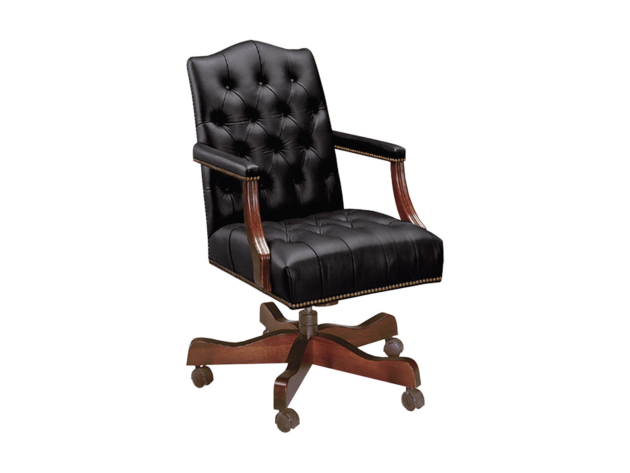 Ethan Allen Grant Leather Desk Chair 727603