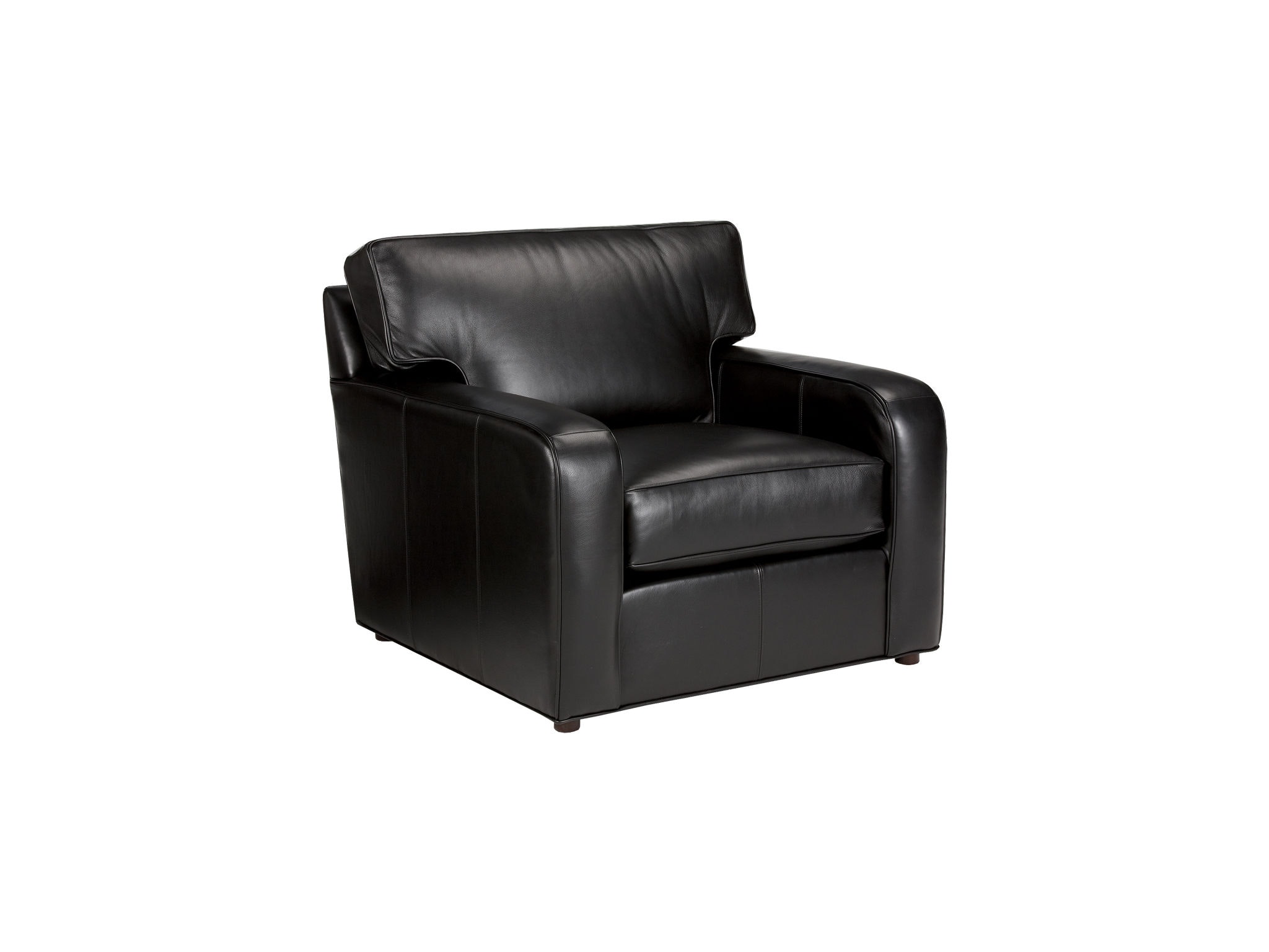 Ethan Allen Retreat Track-Arm Leather Chair 727671