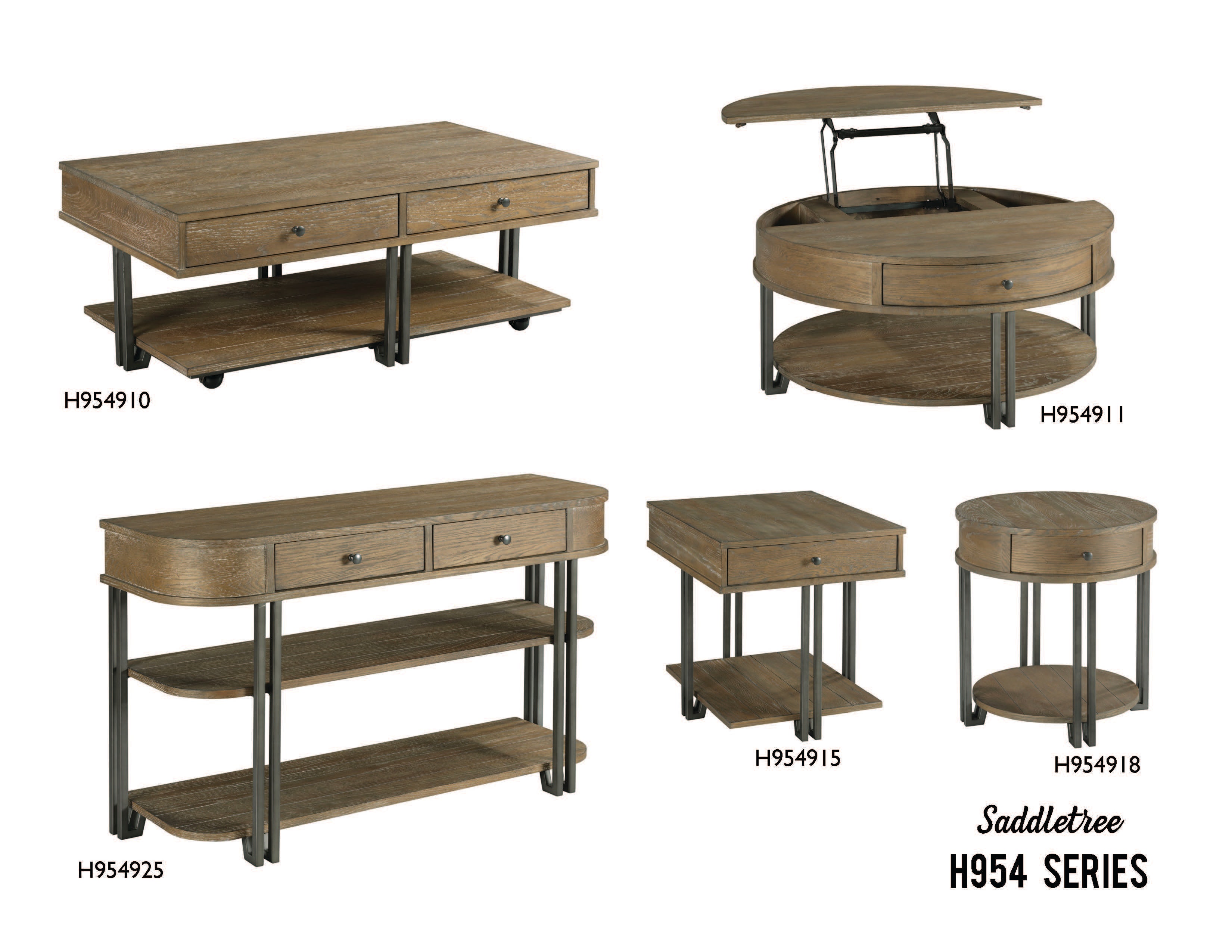 New England Saddletree Tables H954