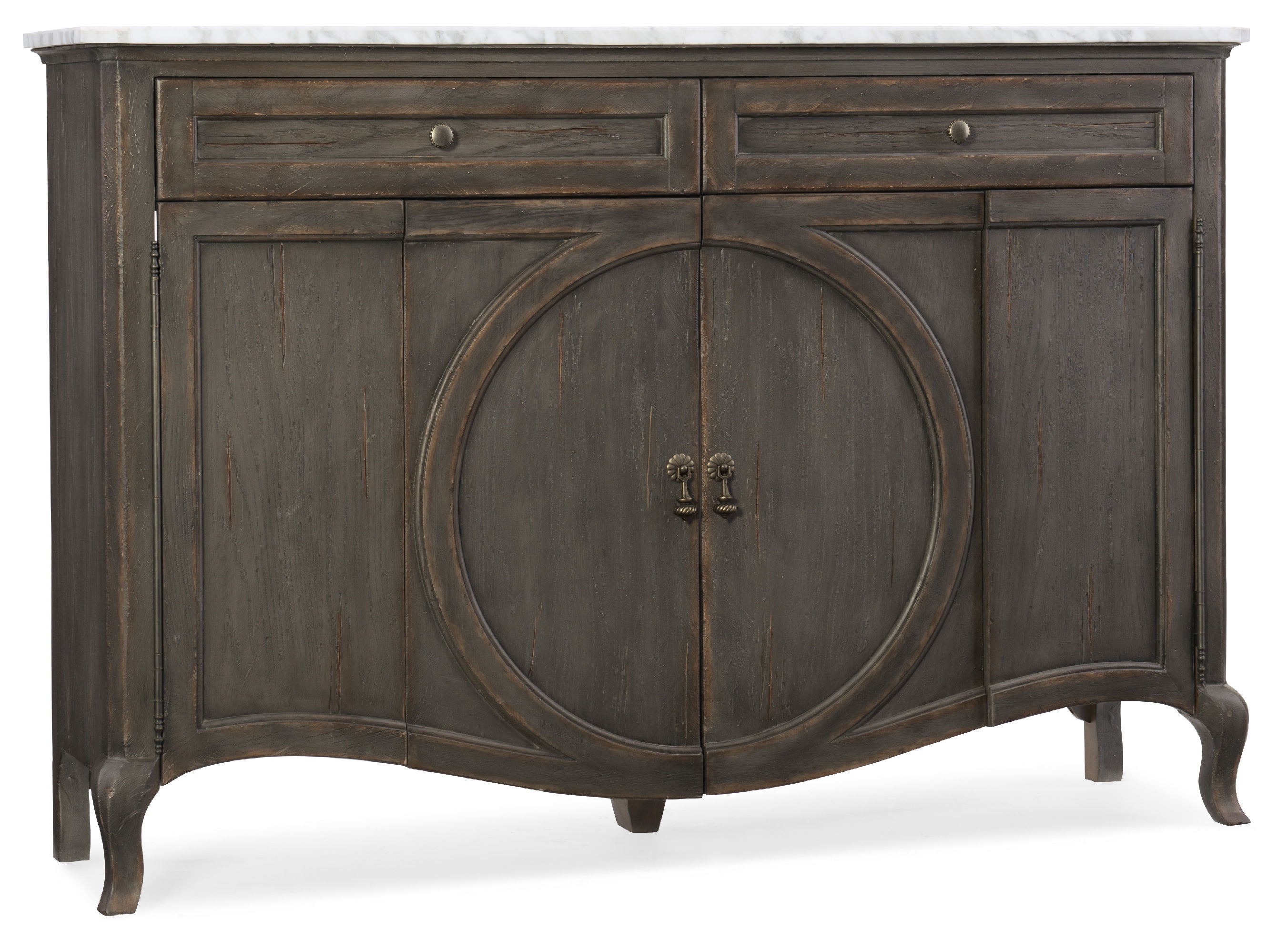 Hooker Furniture Melange Four-Door Two-Drawer Credenza 1610-85005-GRY