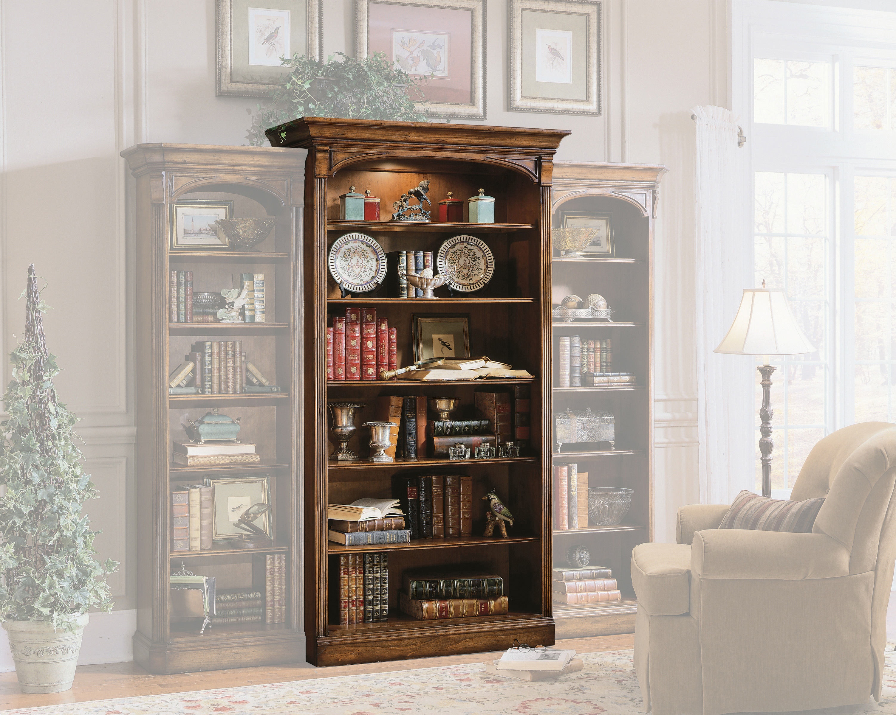 Hooker Furniture Brookhaven Open Bookcase 281-10-545
