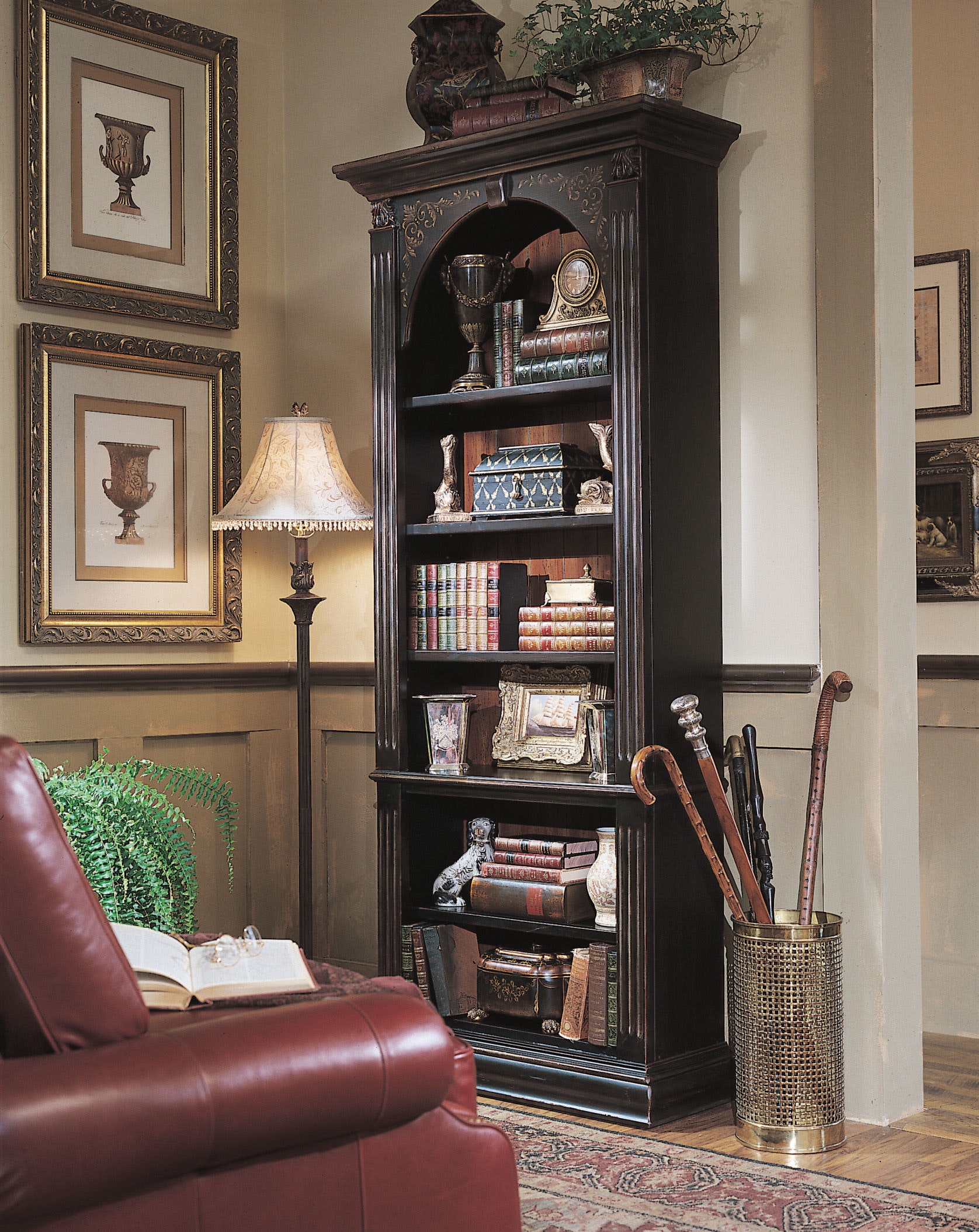 Hooker Furniture Black Bookcase 500-50-385