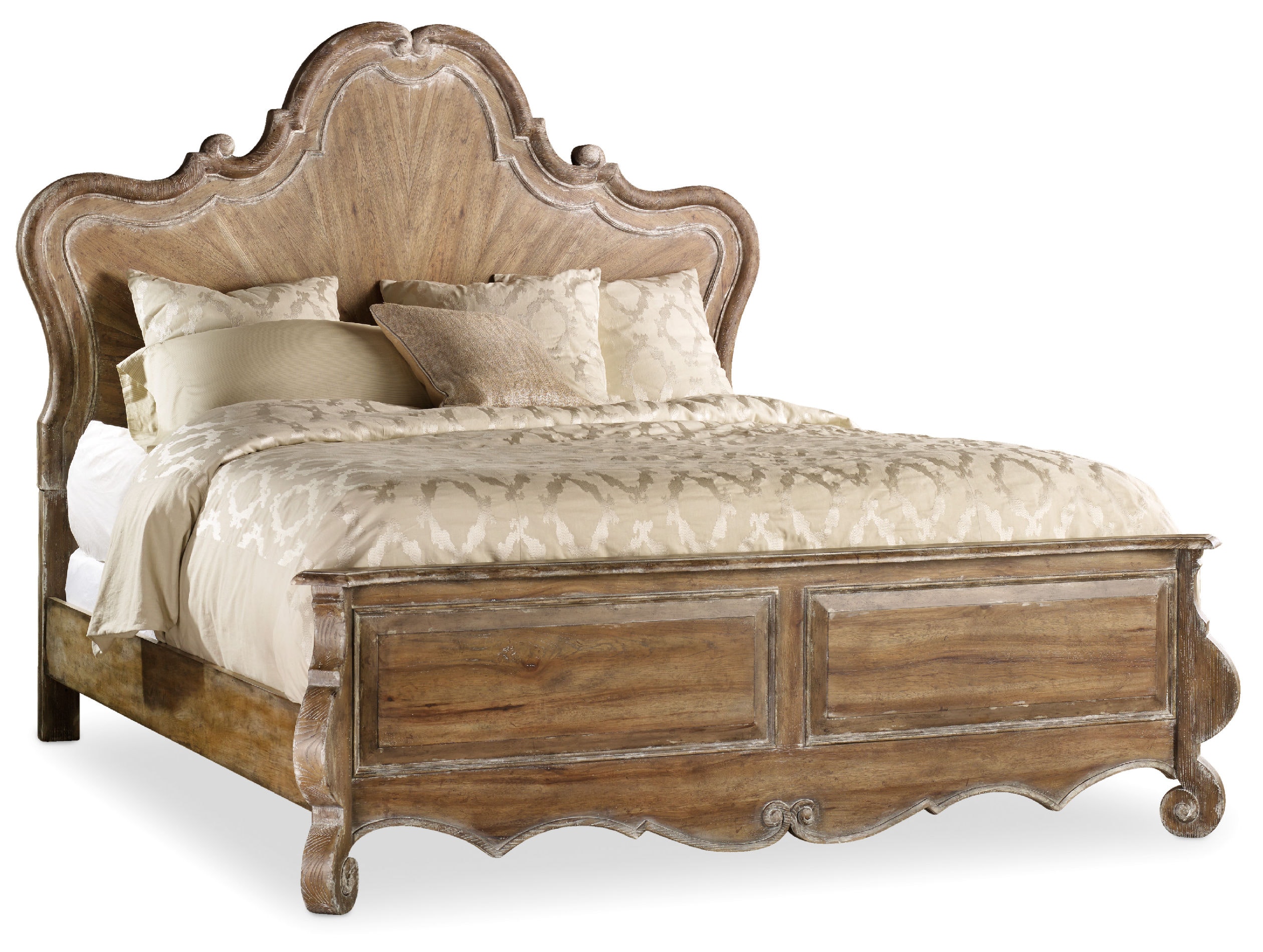 Hooker Furniture Chatelet King Wood Panel Bed 5300-90266