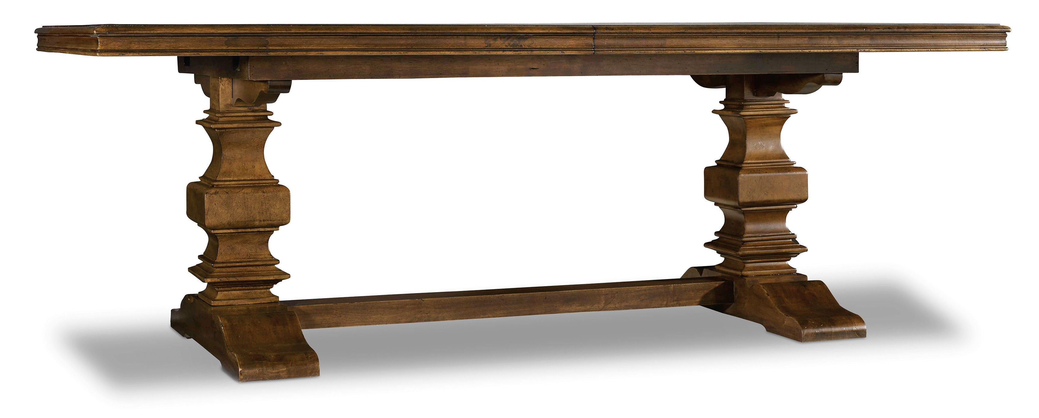 Hooker Furniture Archivist Trestle Table w/2-18in Leaves 5447-75206