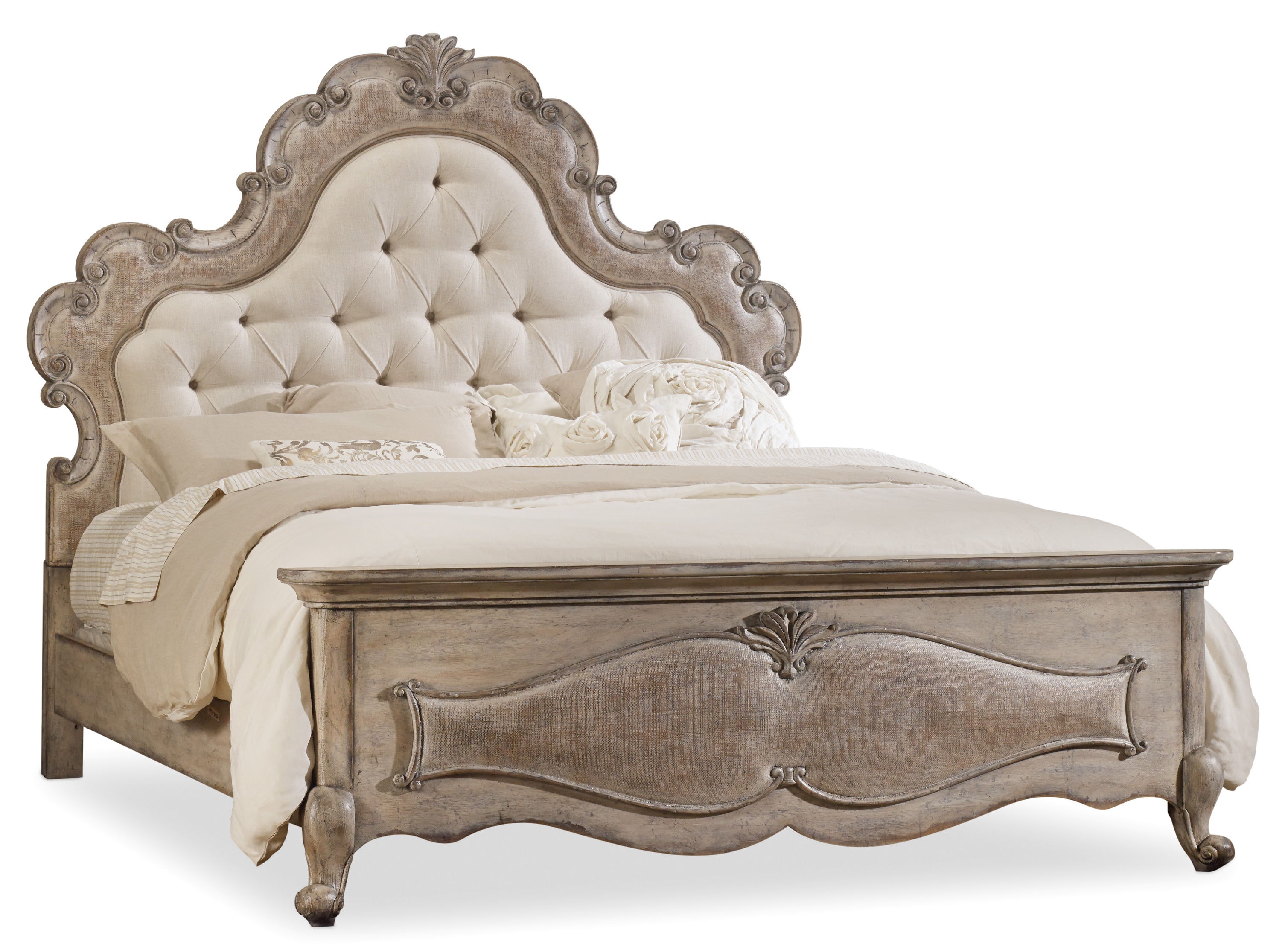Hooker Furniture Chatelet King Upholstered Panel Bed 5450-90866