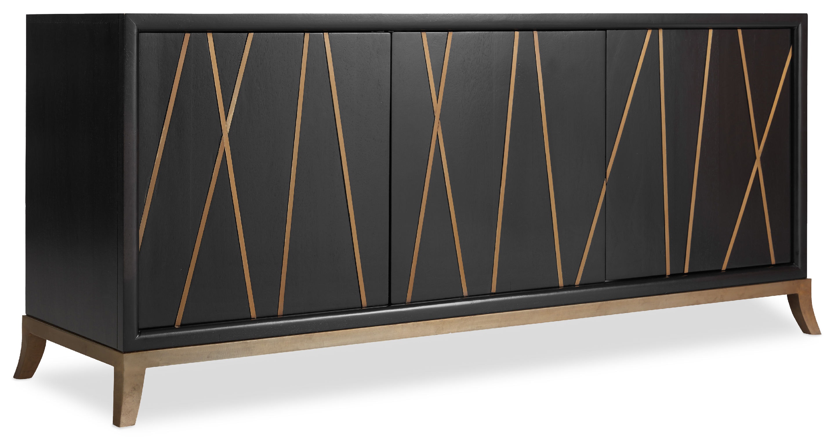 Hooker Furniture Entertainment Console 64in 5518-55464-BLK