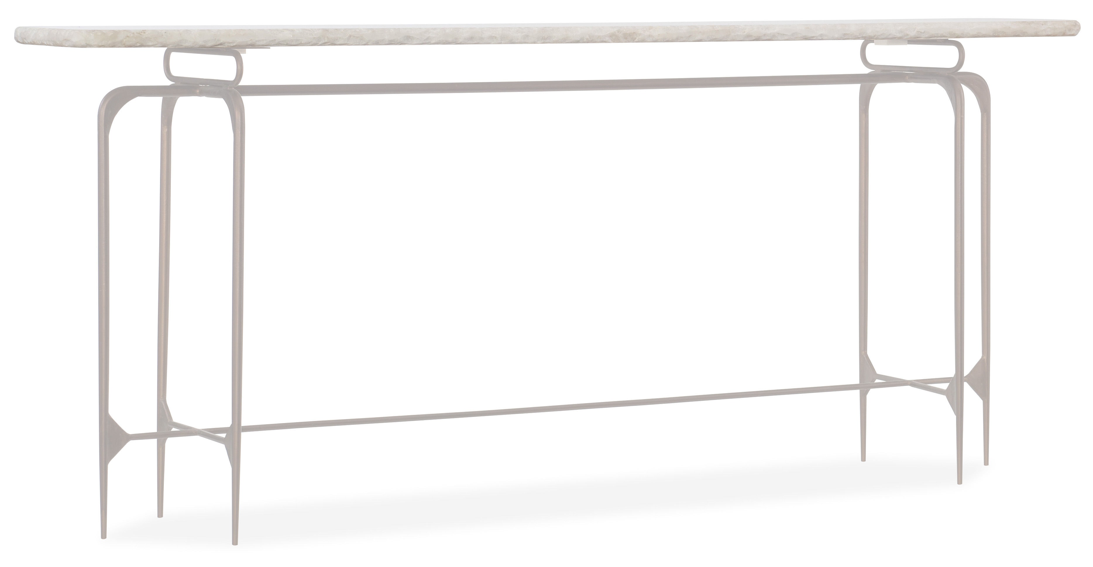 fghjfgjh Skinny Metal Console Top 5633-85001T-WH