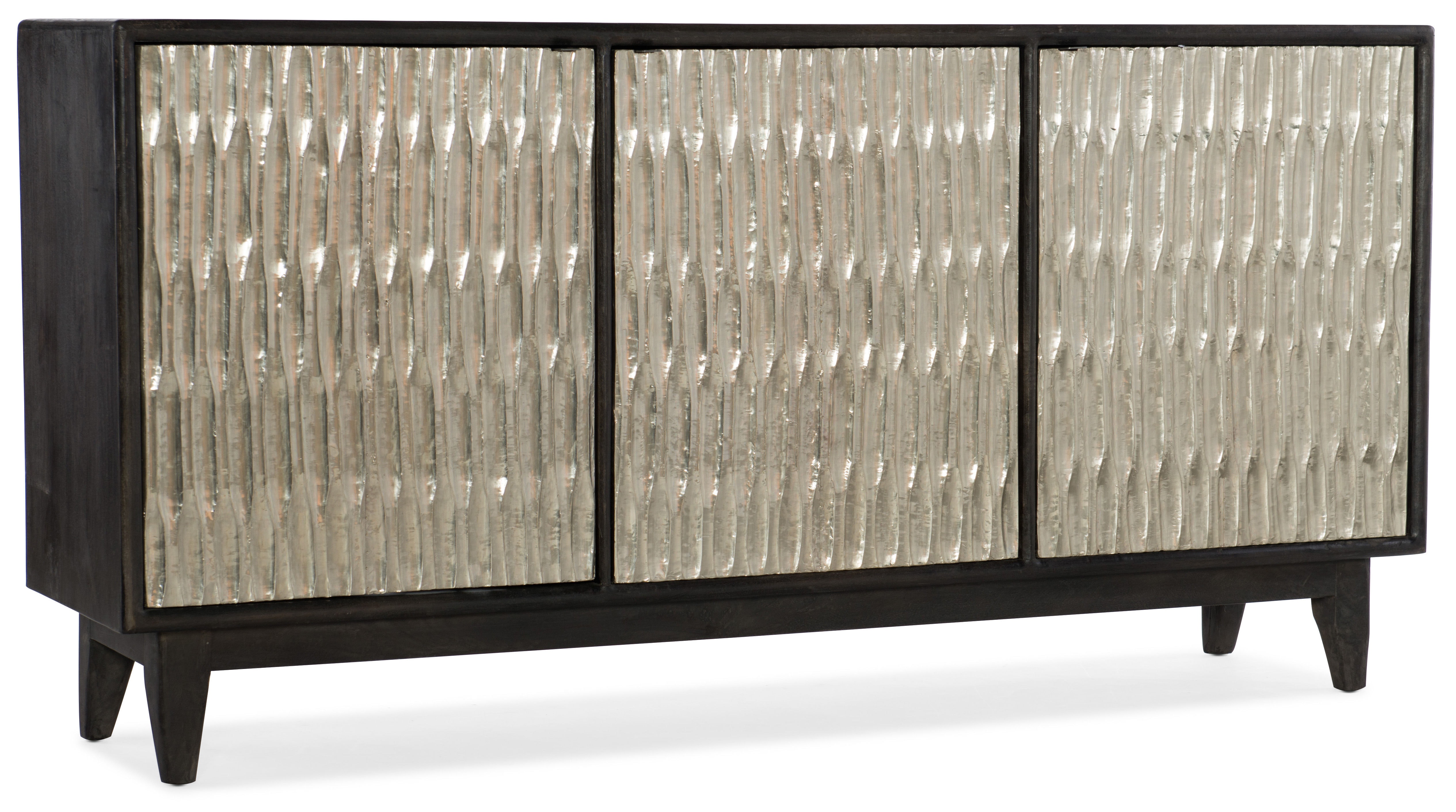 fghjfgjh Shimmer Three-Door Credenza 5716-85001-SLV