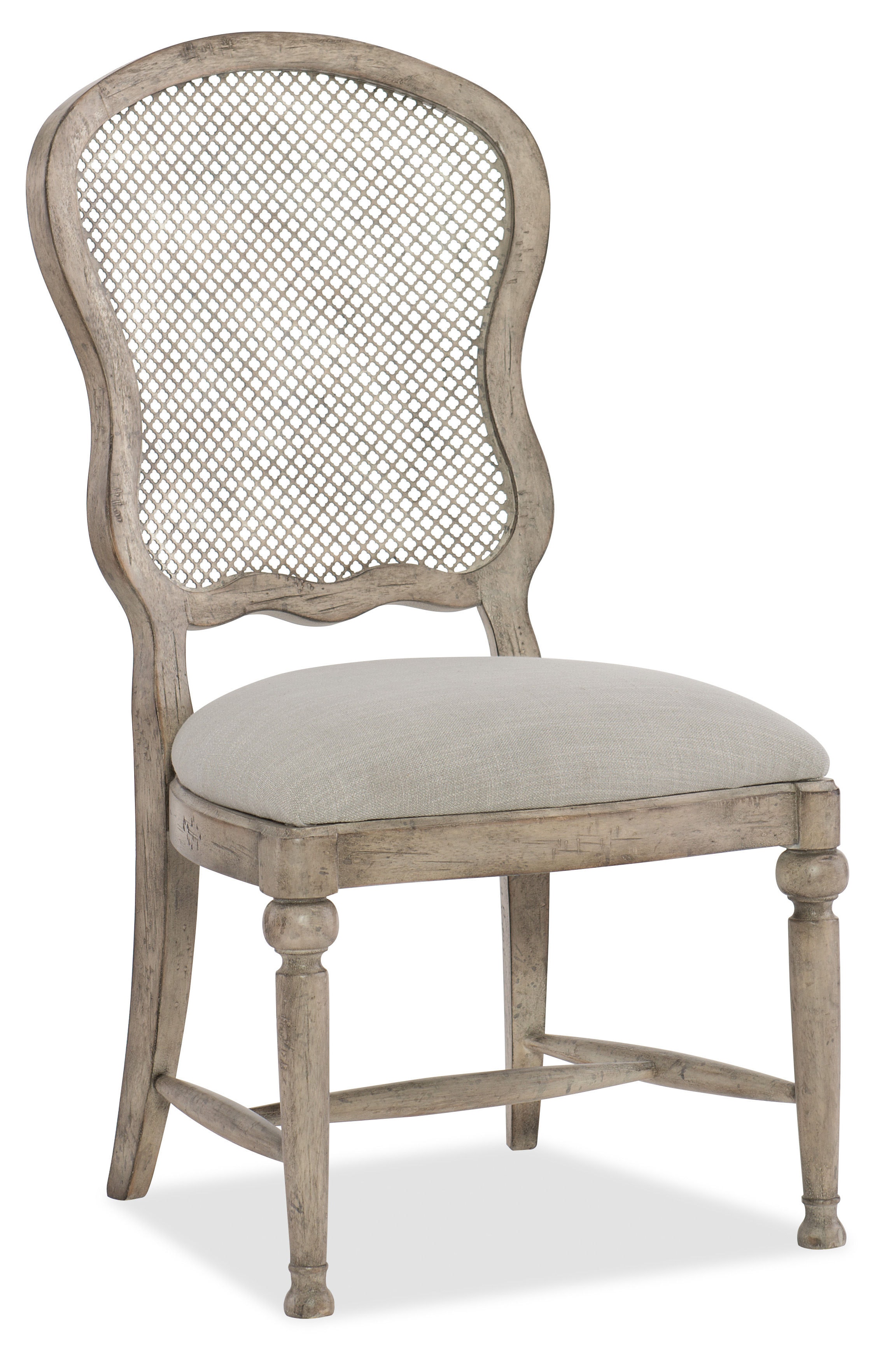 Hooker Furniture Boheme Gaston Metal Back Side Chair - 2 per carton/price ea 5750-75411-LTWD