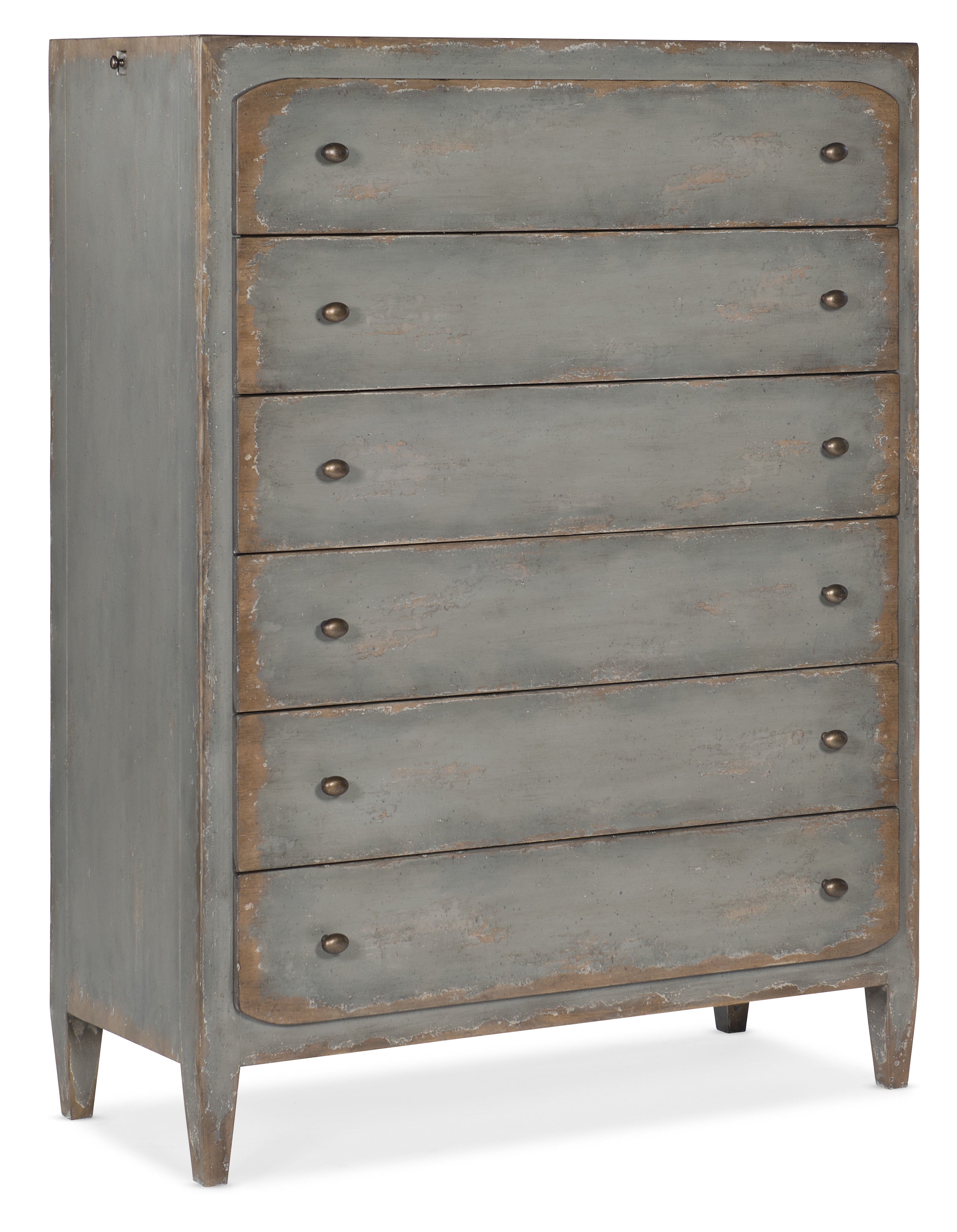 Hooker Furniture Ciao Bella Six-Drawer Chest- Speckled Gray 5805-90010-95
