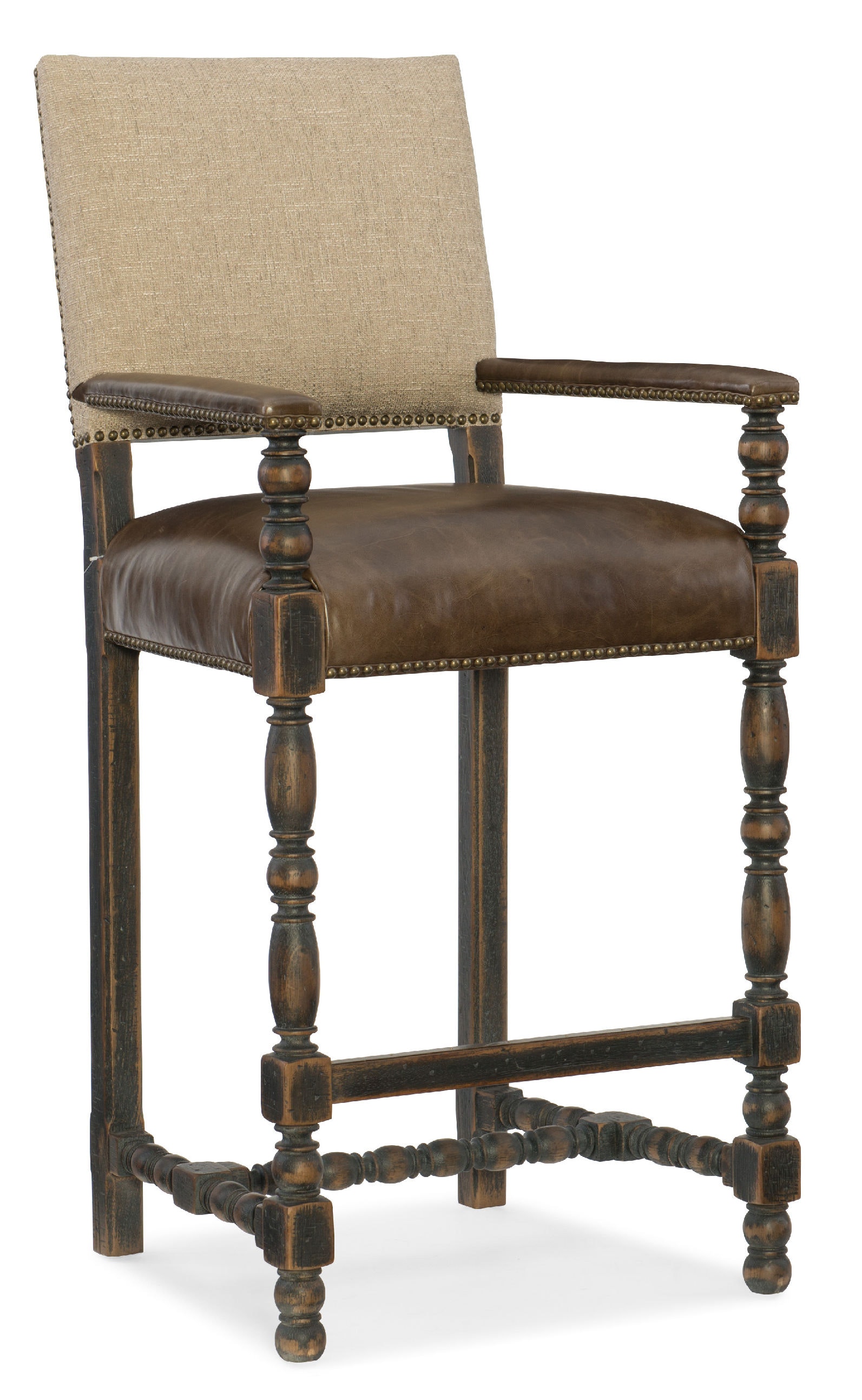 Hooker Furniture Comfort Barstool 5960-20360-BLK