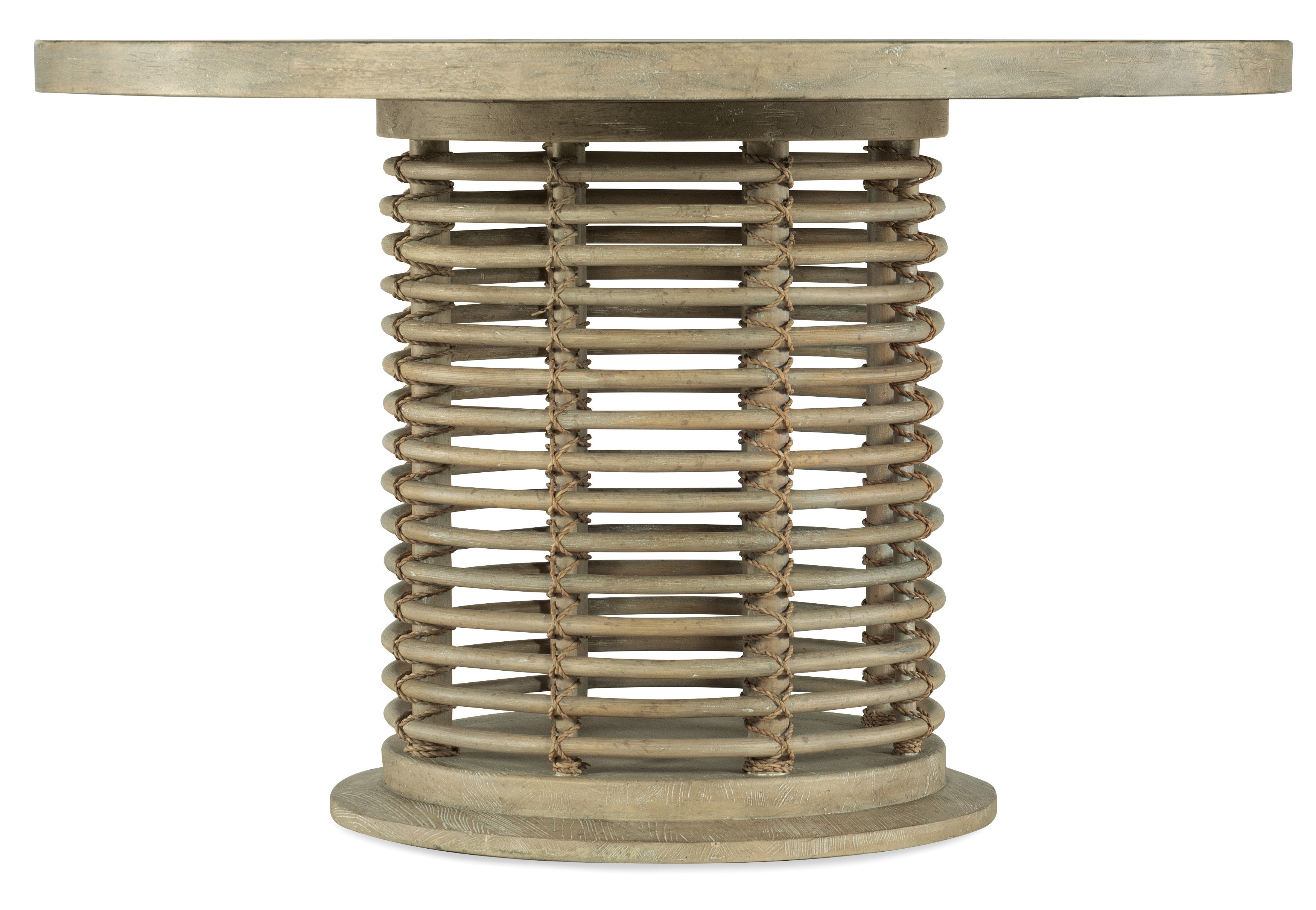 Hooker Furniture Surfrider 48in Rattan Round Dining Table 6015-75203-80