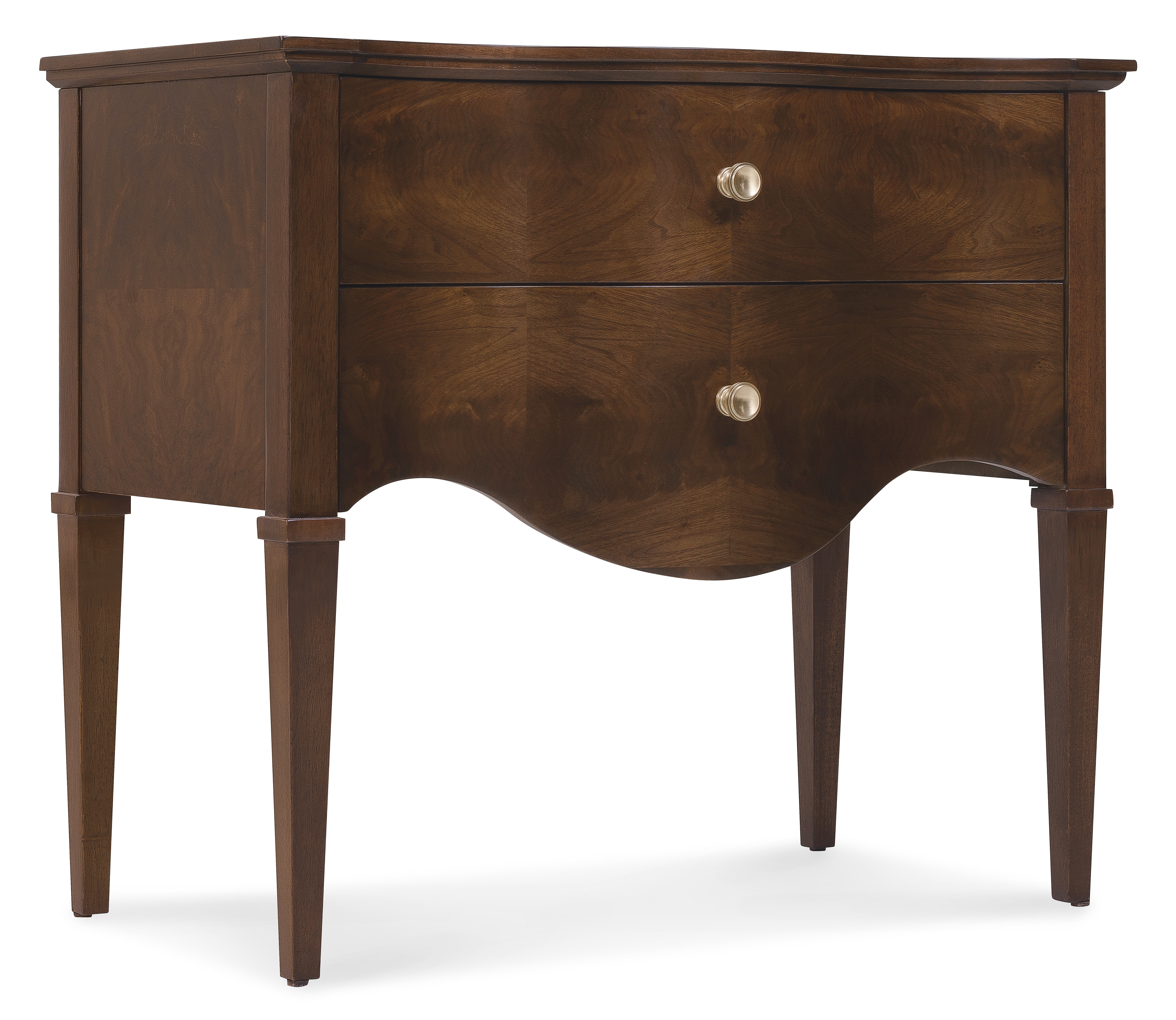 Hooker Furniture Archives Two-Drawer Nightstand 6123-90116-89