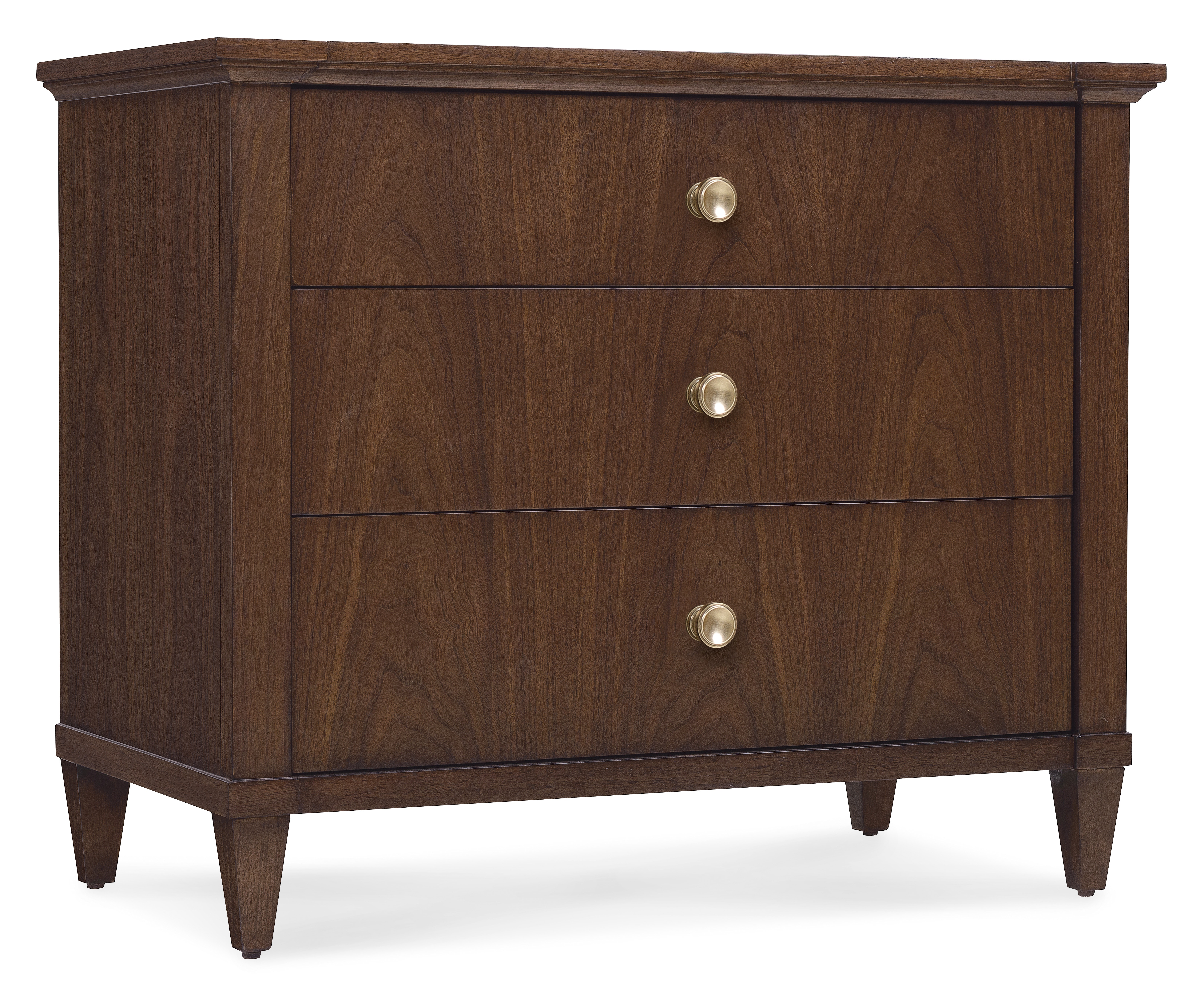 Hooker Furniture Archives Three-Drawer Nightstand 6123-90217-89
