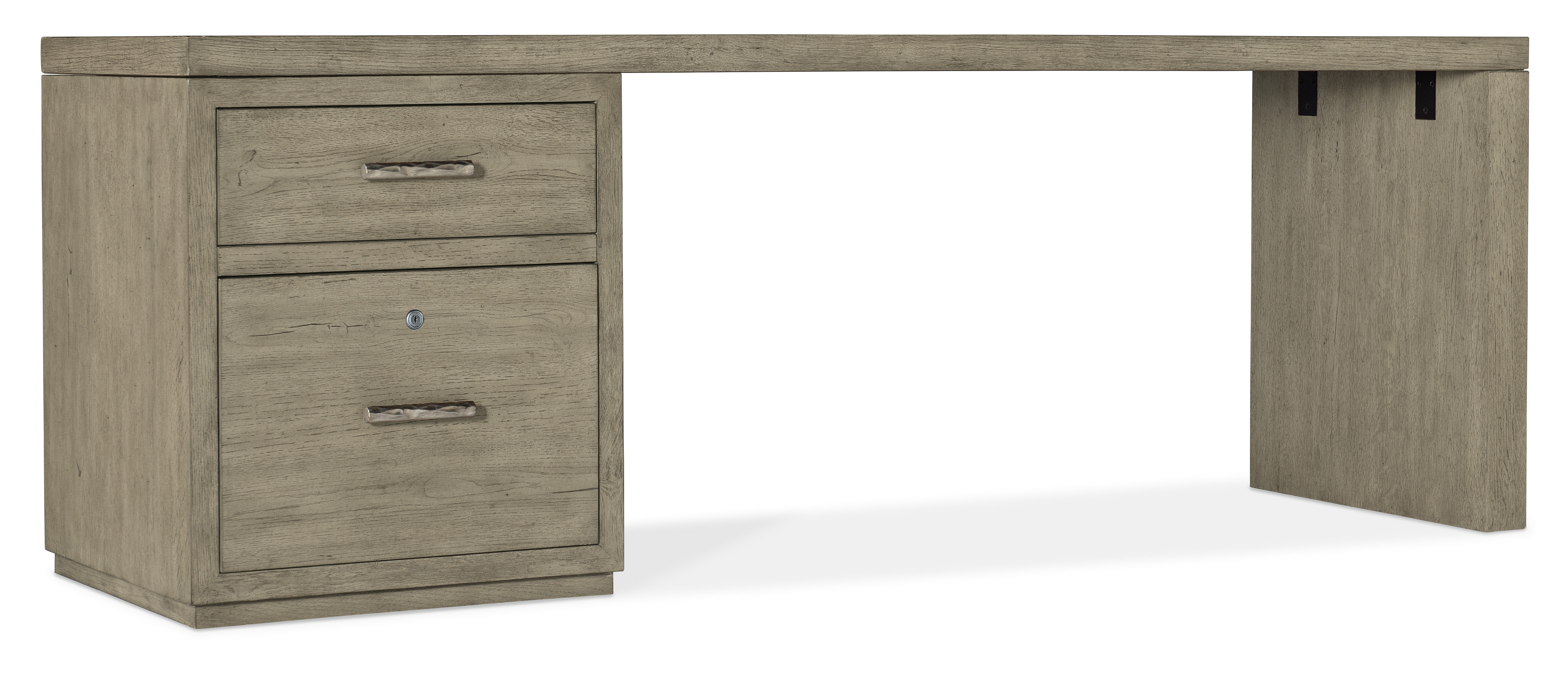 Hooker Furniture Linville Falls Desk - 84in Top-Small File and Leg 6150-10915-85