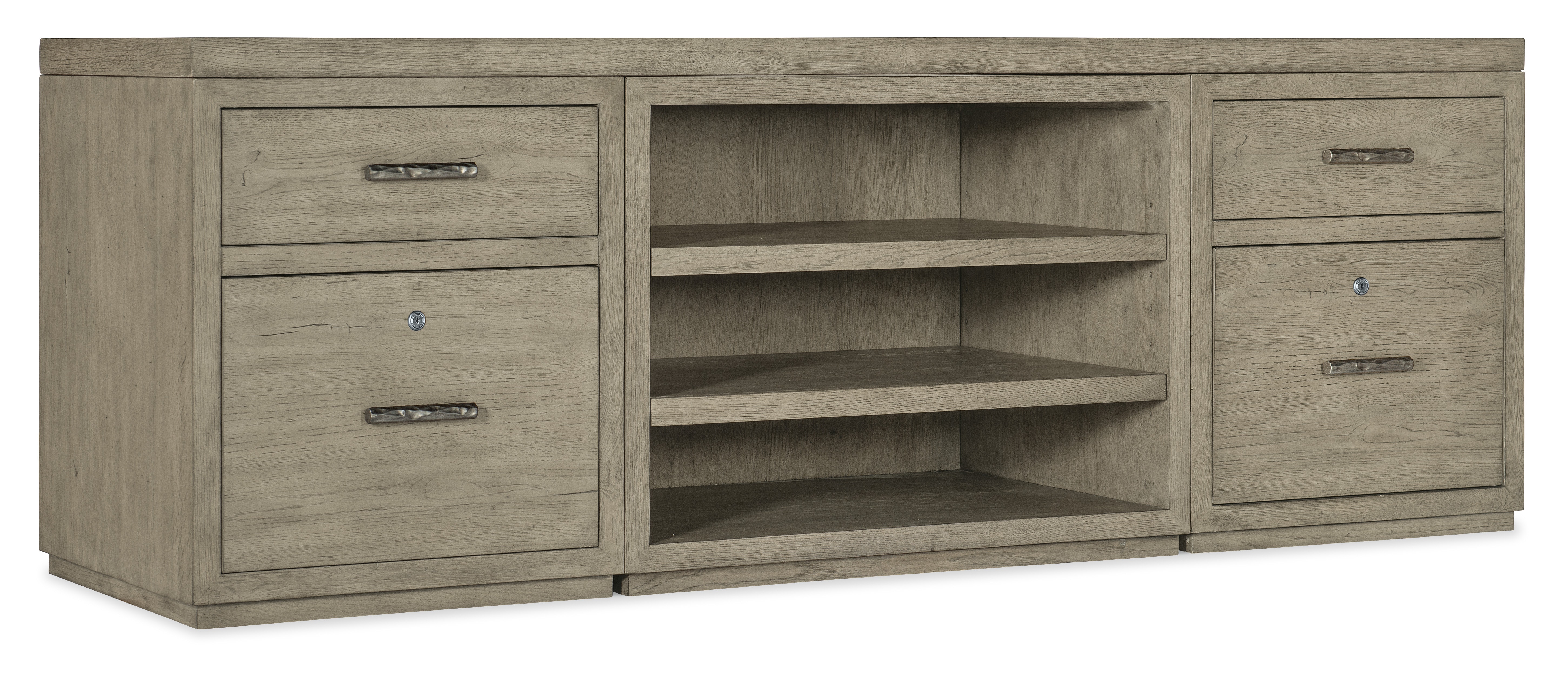 Hooker Furniture Linville Falls Credenza - 84in Top-2 Small Files and Open 6150-10918-85