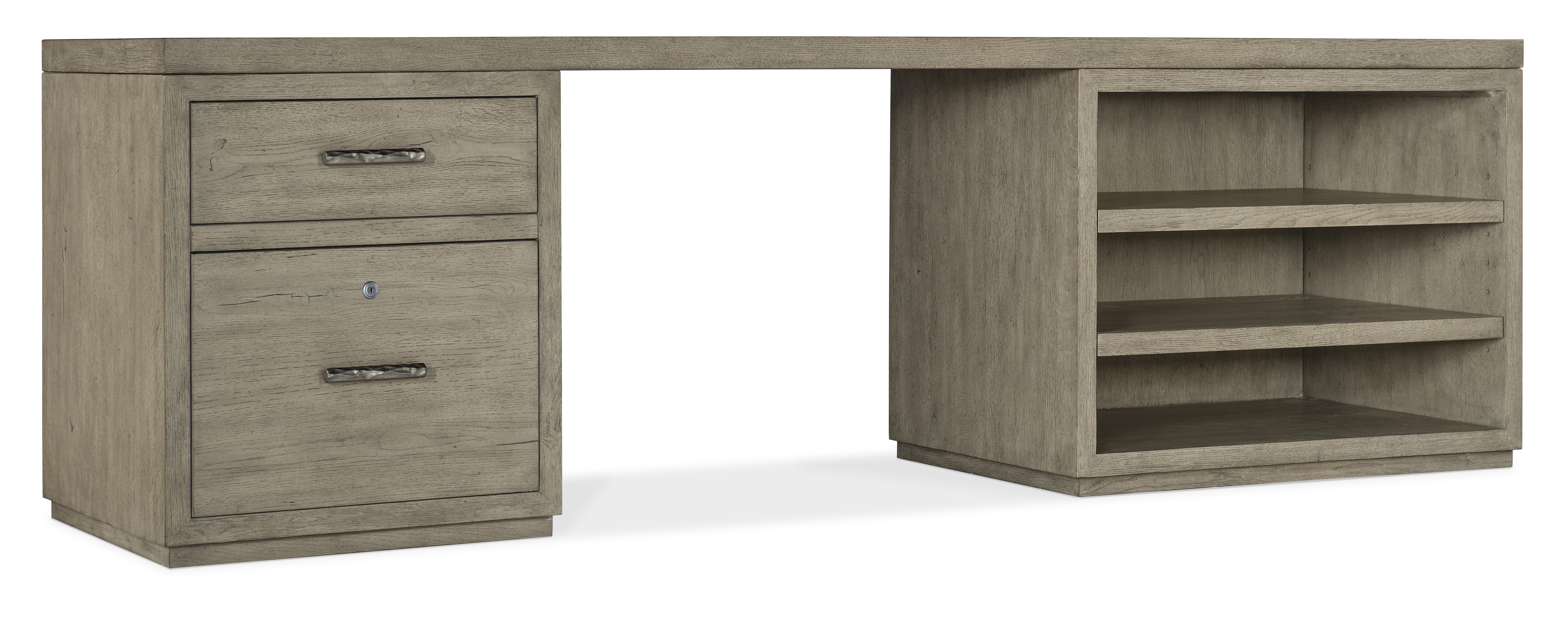 Hooker Furniture Linville Falls Desk - 96in Top-Small File and Open 6150-10922-85