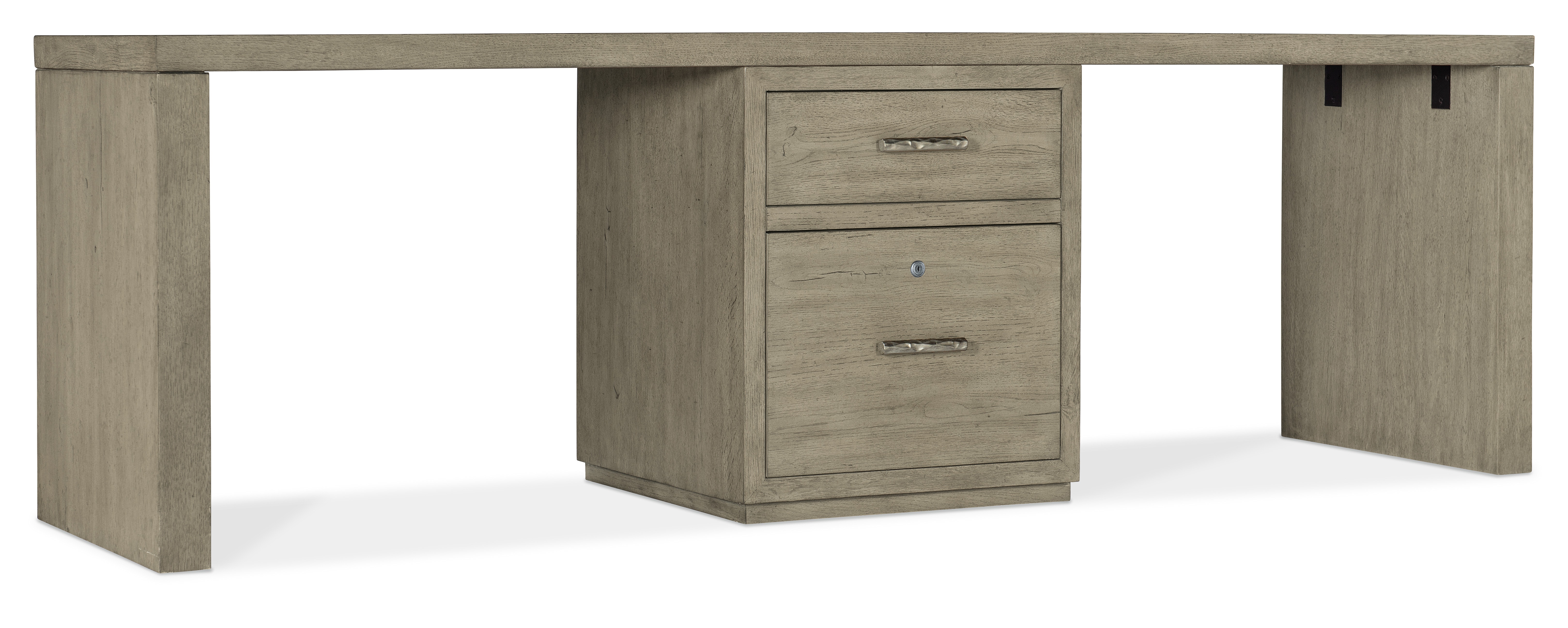 Hooker Furniture Linville Falls Desk - 96in Top-Small File and 2 Legs 6150-10924-85