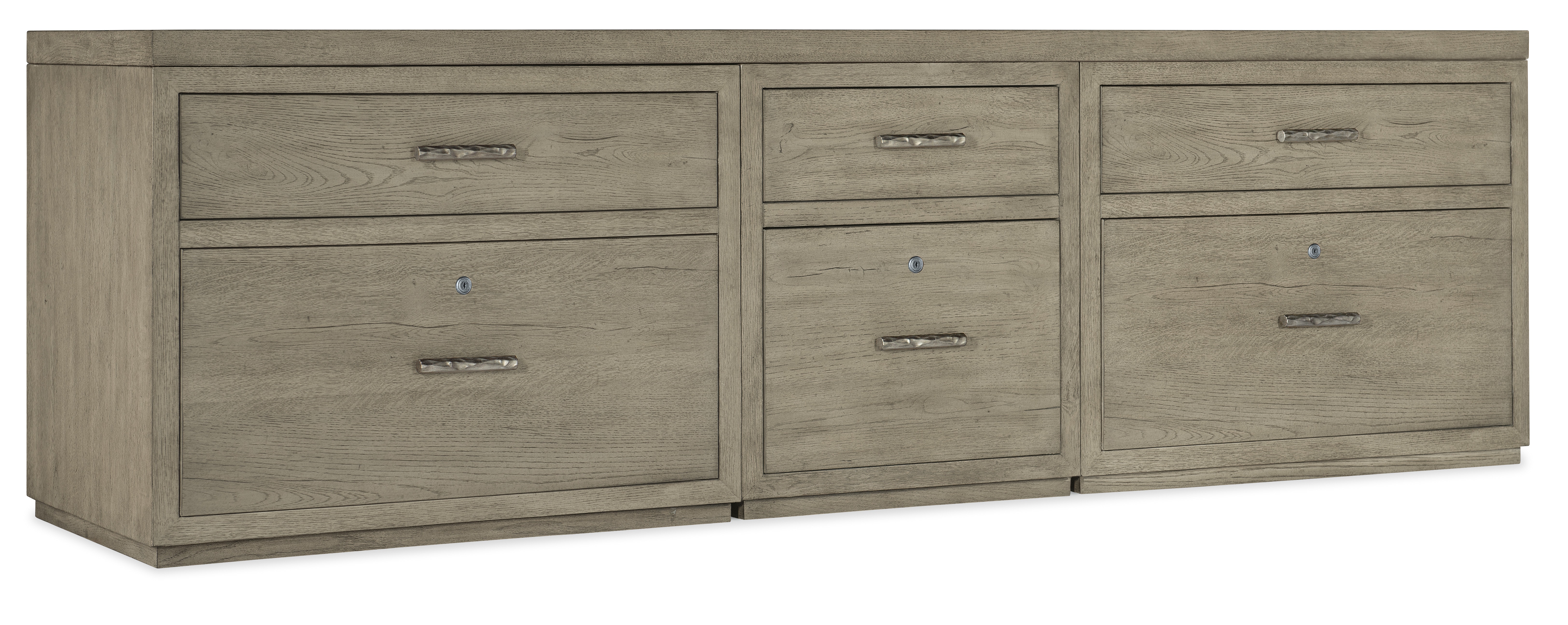 Hooker Furniture Linville Falls Credenza - 96in Top-Small File and 2 Lateral Files 6150-10931-85