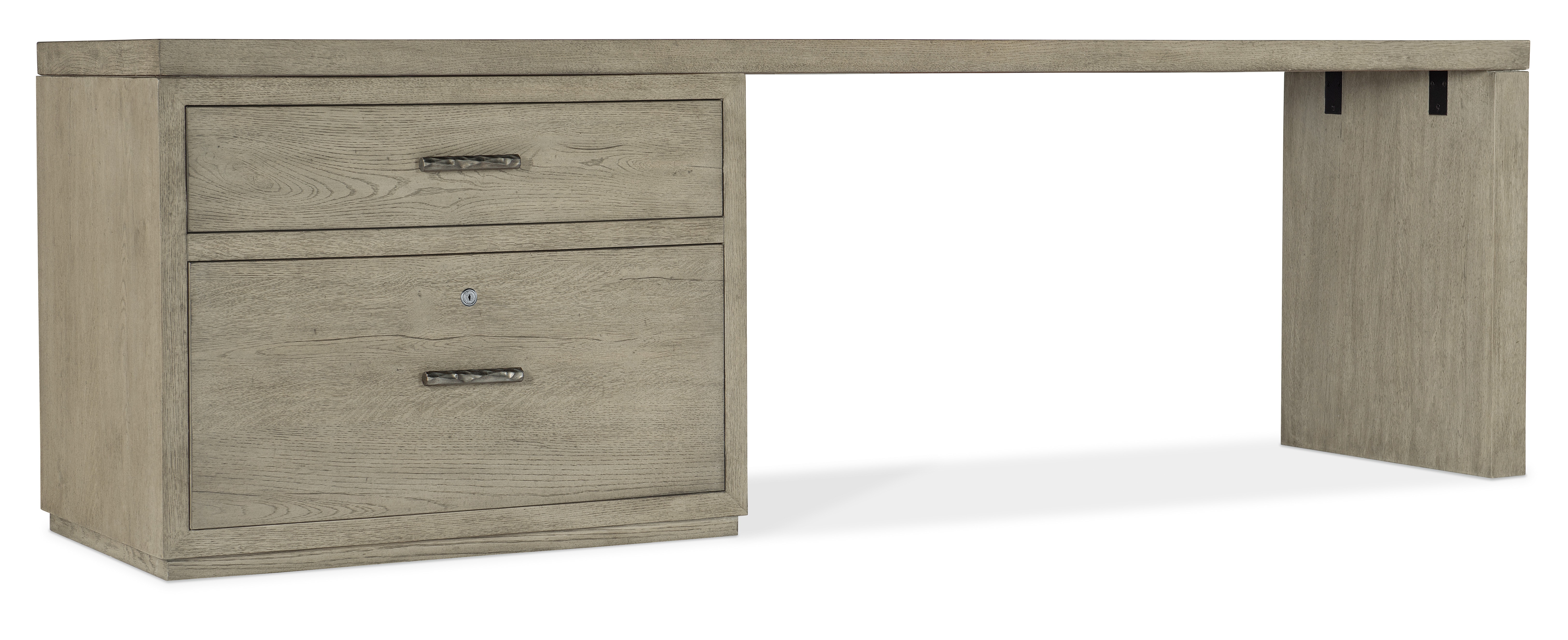 Hooker Furniture Linville Falls Desk - 96in Top-Large File and 1 Leg 6150-10945-85