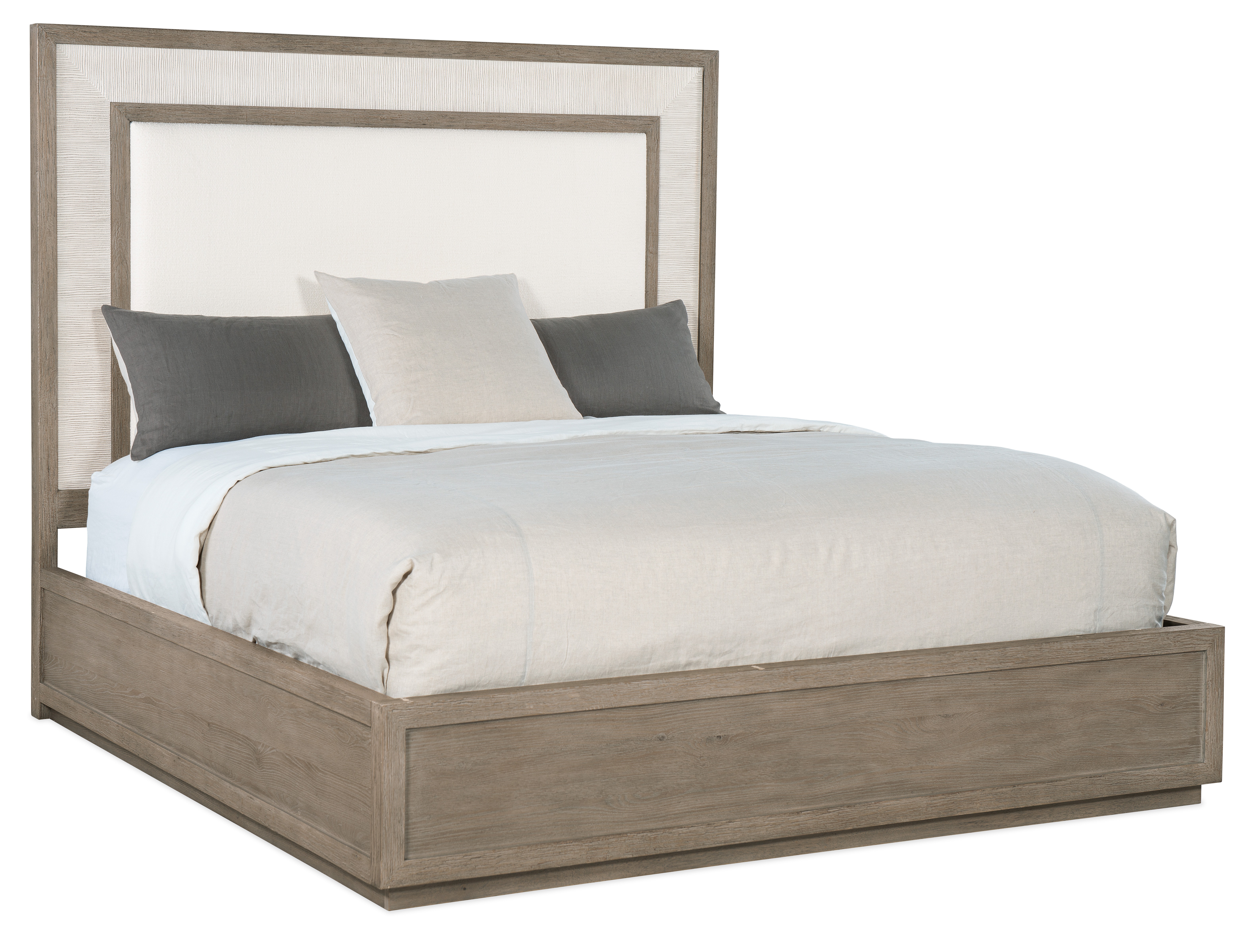 Hooker Furniture Serenity Rookery Cal King Upholstered Panel Bed 6350-90260-95