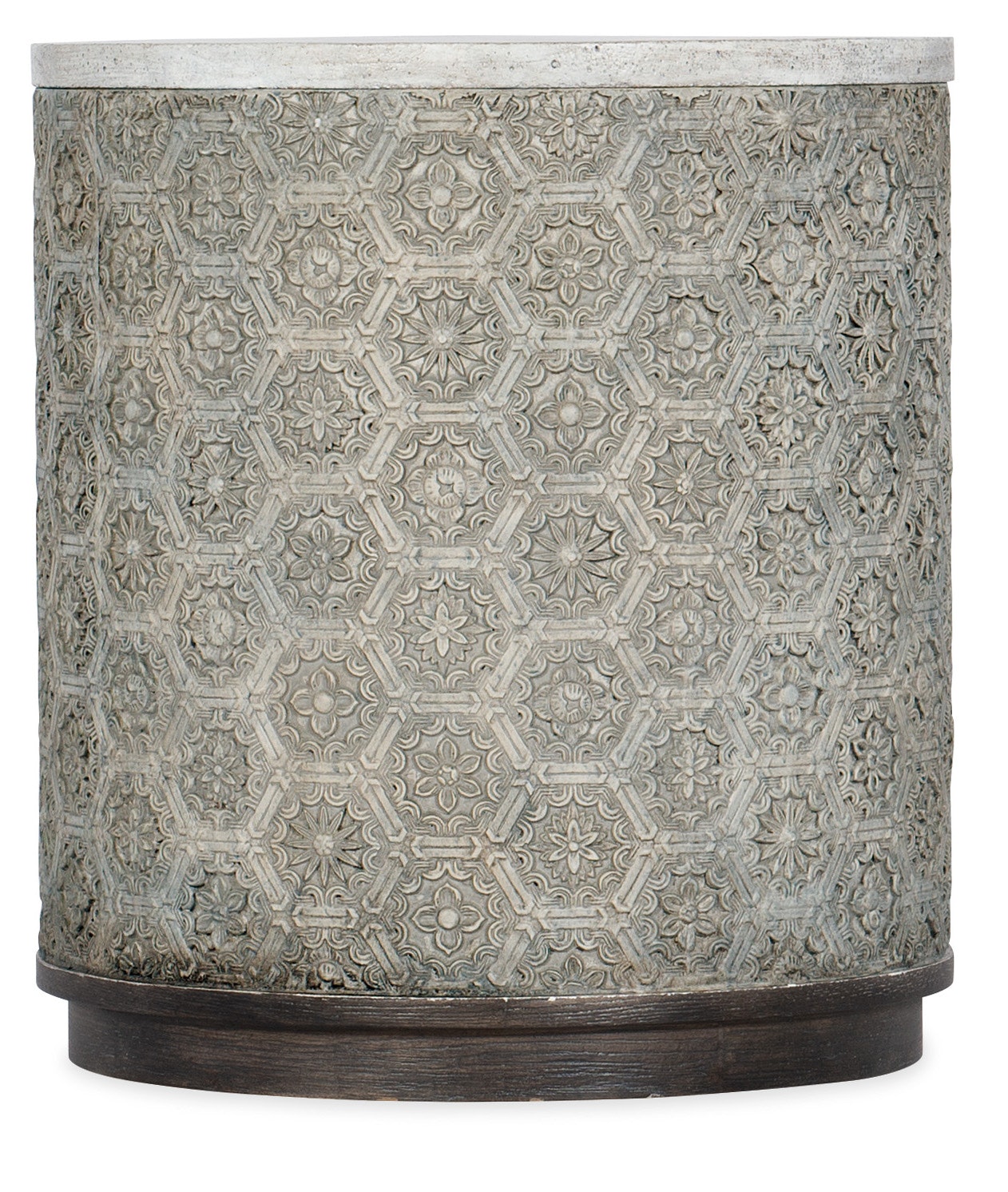 Hooker Furniture Melange Greystone Round End Table 638-80005-95