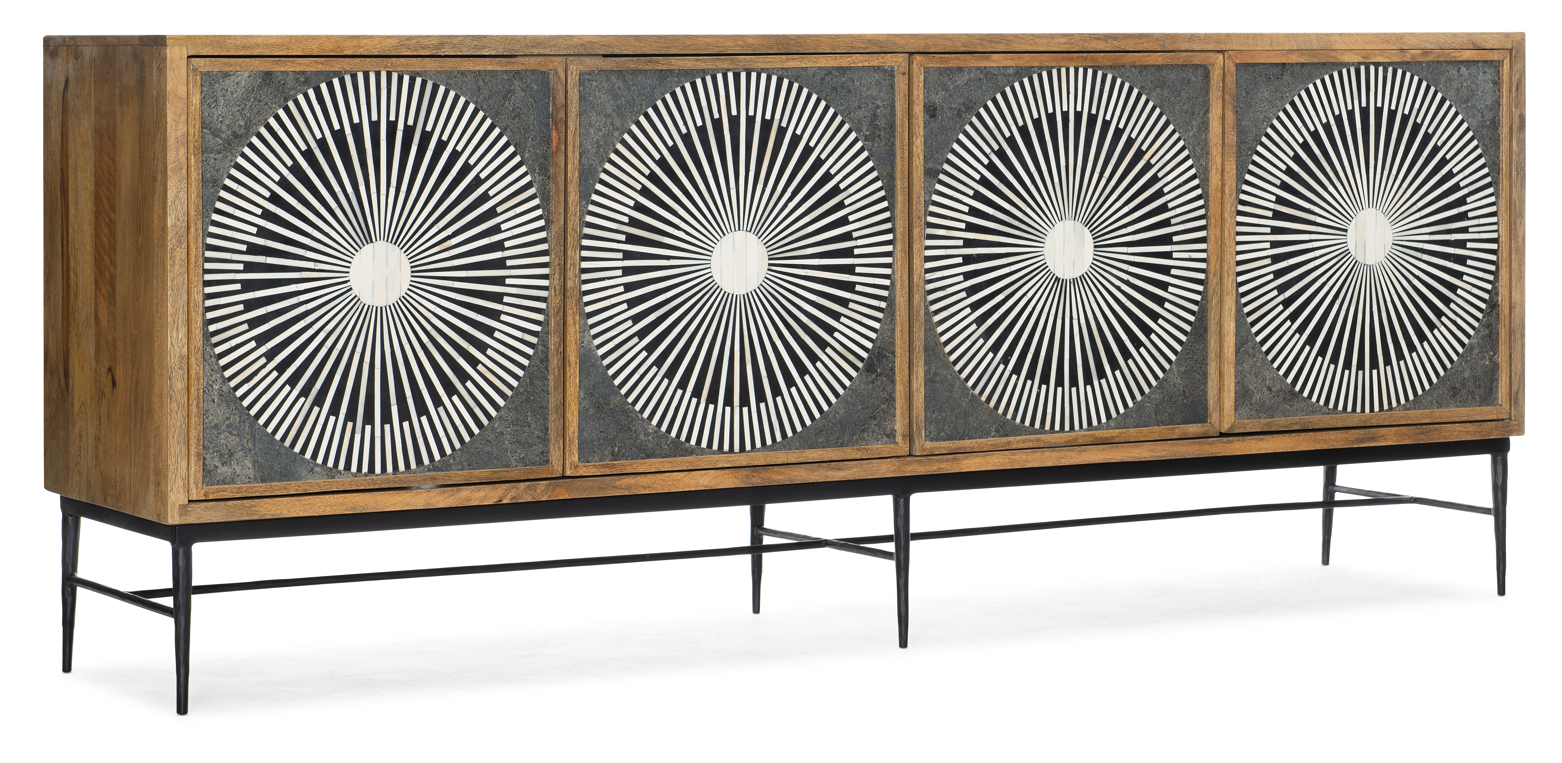 Hooker Furniture Commerce & Market Giovanni Entertainment Console 7228-55011-85
