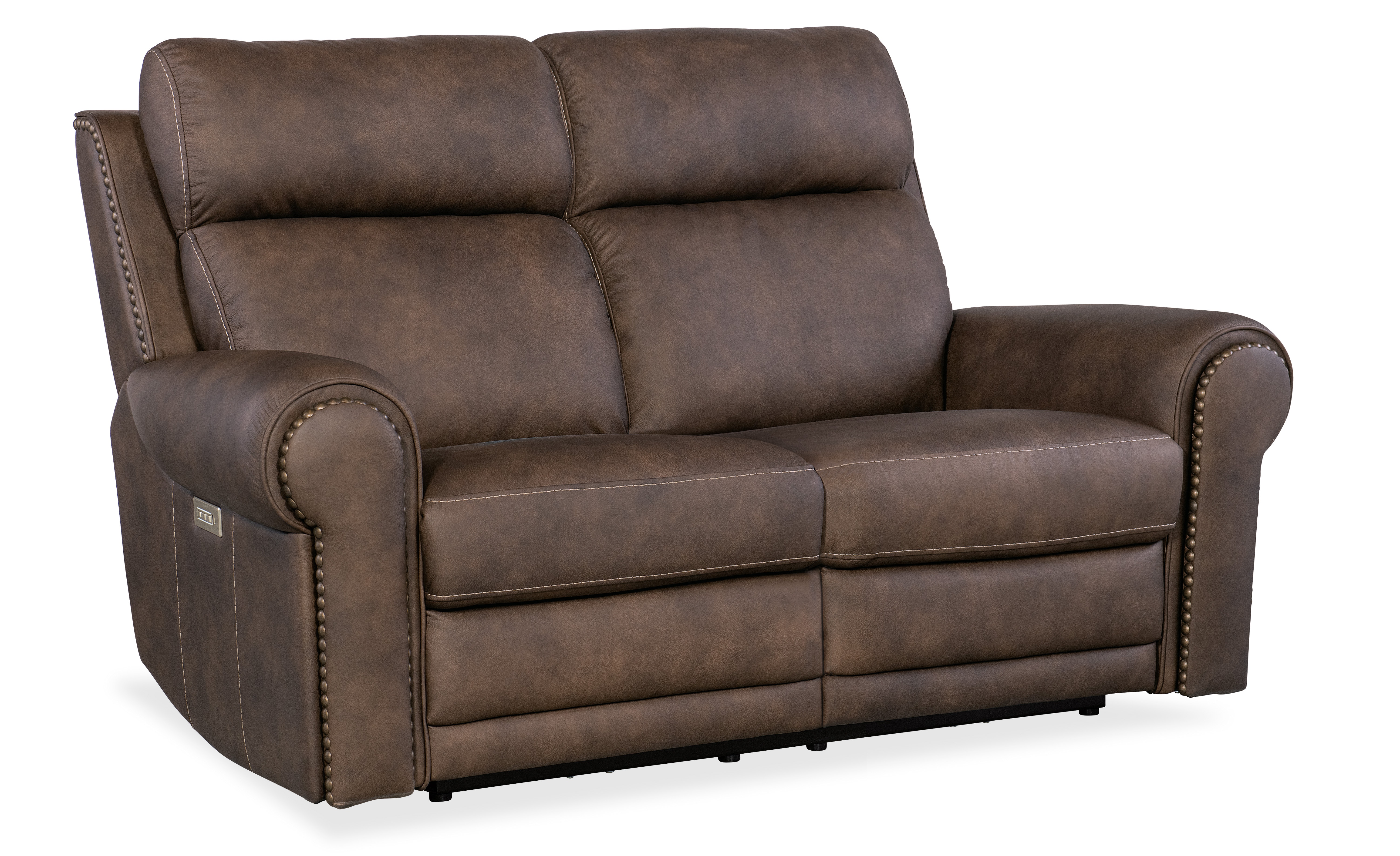 Hooker Furniture Duncan Power Loveseat w/Power Headrest & Lumbar SS635-PHZL2-088