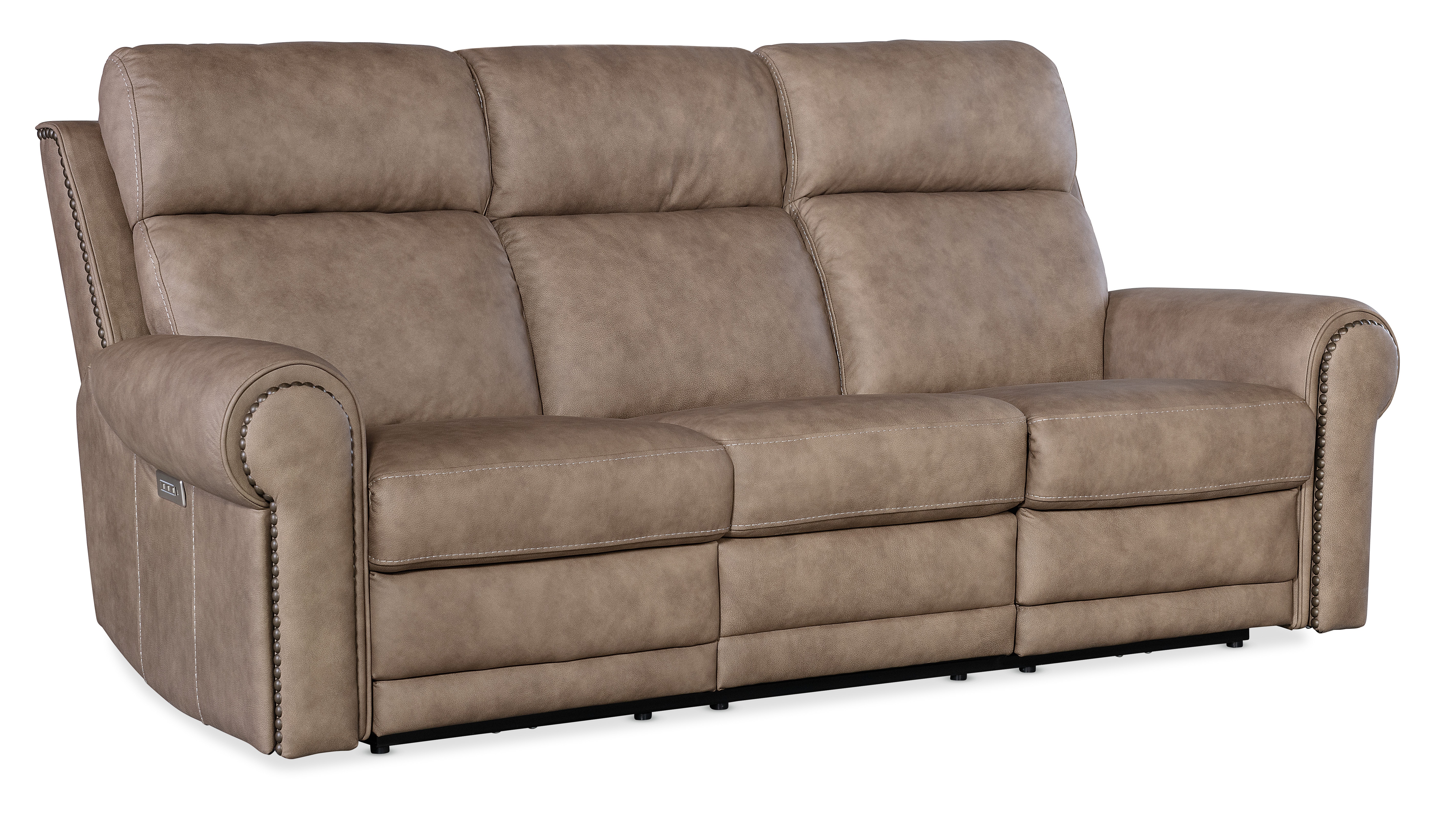 Hooker Furniture Duncan Power Sofa w/Power Headrest & Lumbar SS635-PHZL3-082