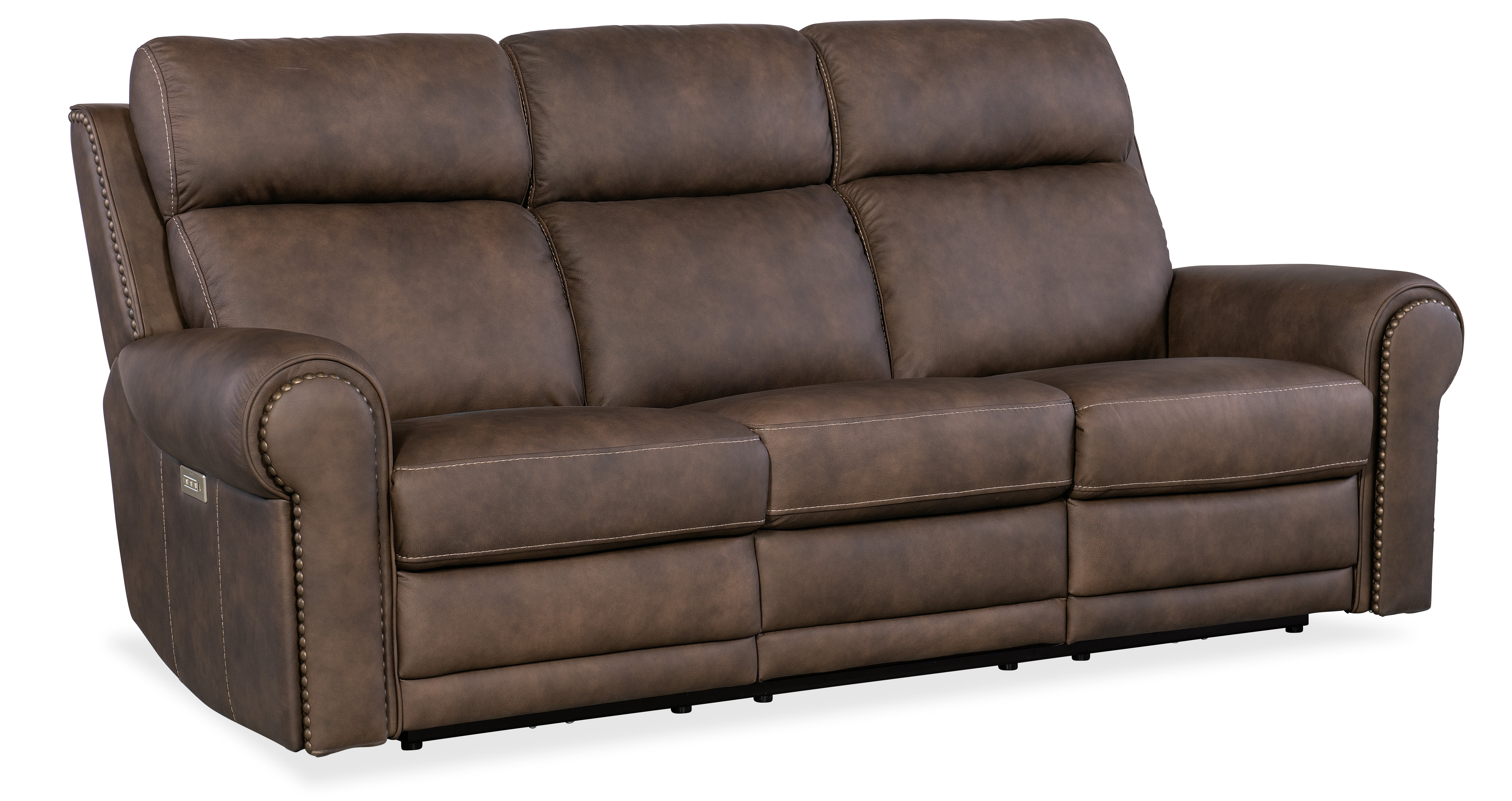Hooker Furniture Duncan Power Sofa w/Power Headrest & Lumbar SS635-PHZL3-088