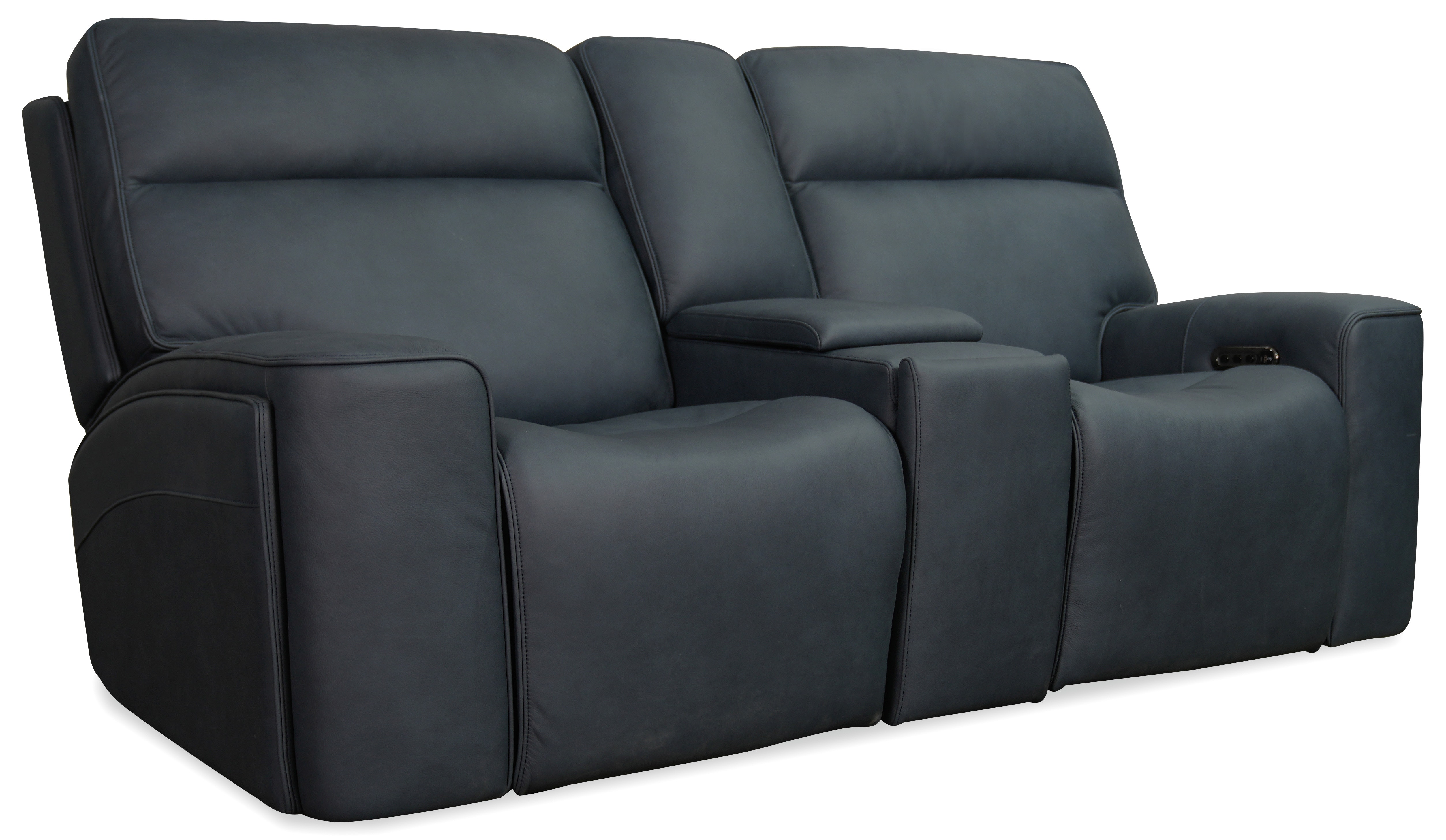 Hooker Furniture Riverton Power Gliding Console Loveseat with Power Headrest/Lumbar SS708-PHLG2C-048