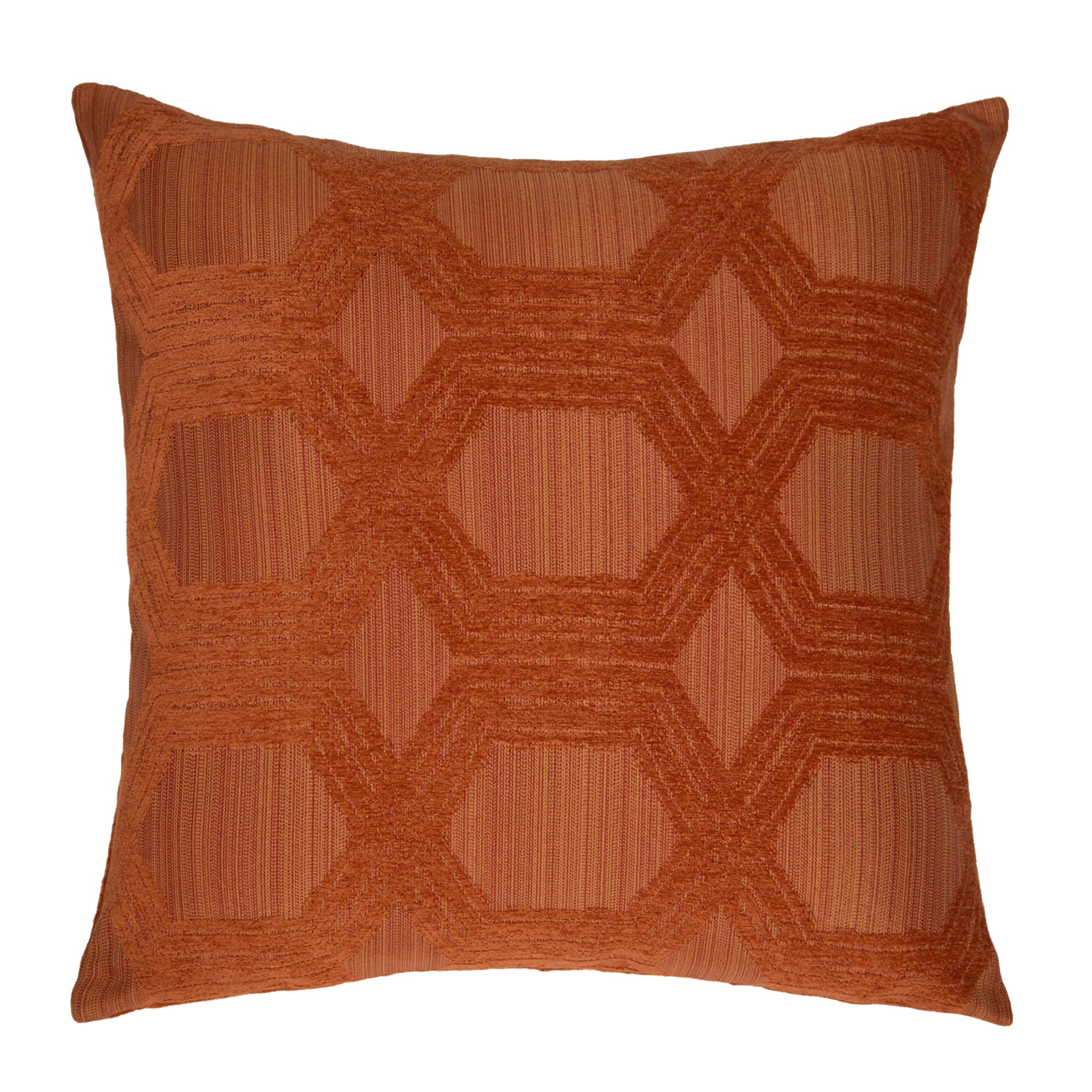 Michael Amini 22 in Square Pillow - Persimmon BCS-DP22-PRTCL-PSM