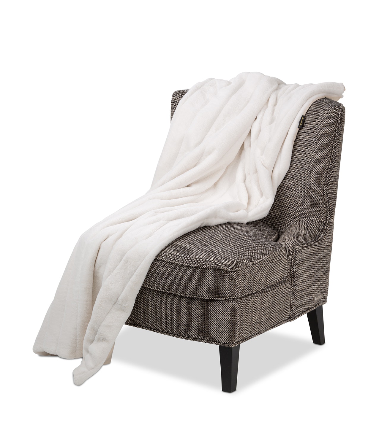 Michael Amini 56x72 Throw Ivory BTHO-5672-BLHVN-IVY