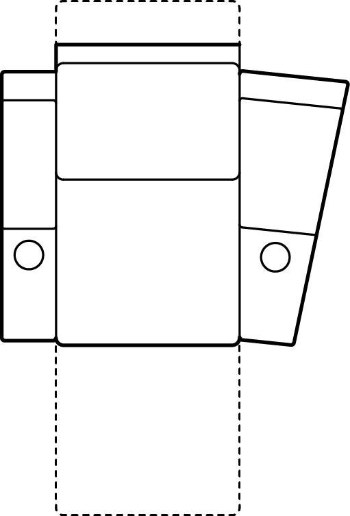 Palliser Furniture Left Hand Facing Power Recliner With/Right Hand Facing Wedge Arm Theatre Seating 41402-5E