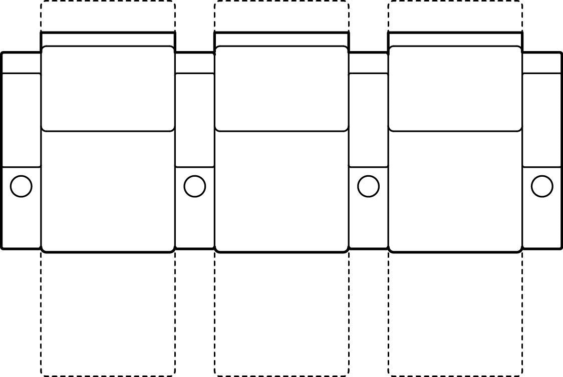 Palliser Furniture 1e/3e/3e Sectional Theatre Seating 41402-HC