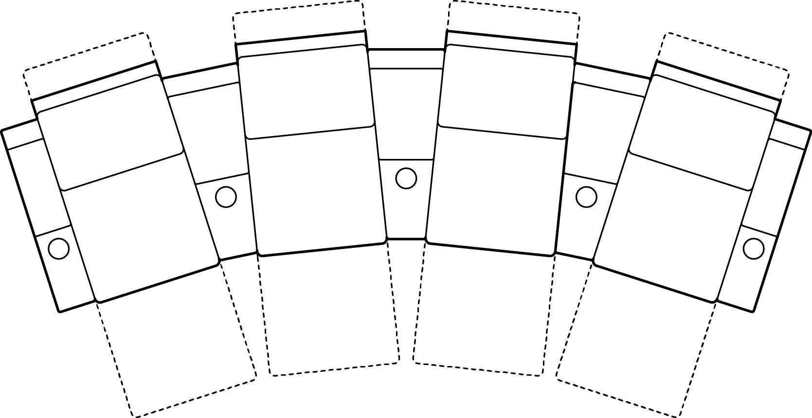 Palliser Furniture 5e/7e/7e/3e Sectional Theatre Seating 41402-HG