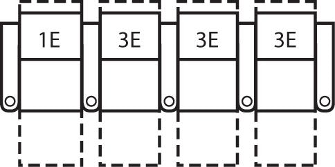 Palliser Furniture 1e/3e/3e/3e Sectional Theatre Seating 41417-AL