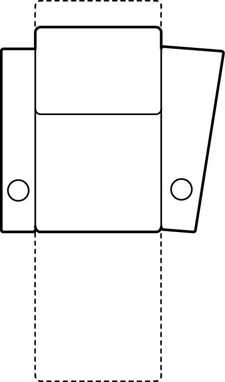 Palliser Furniture Left Hand Facing Manual Recliner With/Right Hand Facing Wedge Arm Theatre Seating 41920-5R