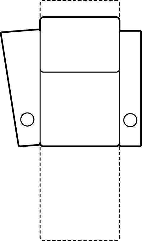 Palliser Furniture Right Hand Facing Manual Recliner With/Left Hand Facing Wedge Arm Theatre Seating 41920-6R