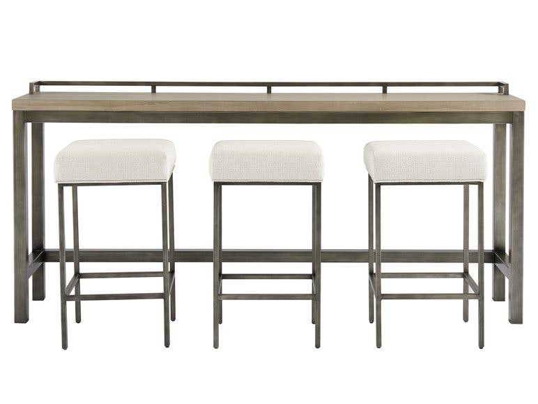 Universal Furniture Mitchell Console Table with 3 Stools 749803