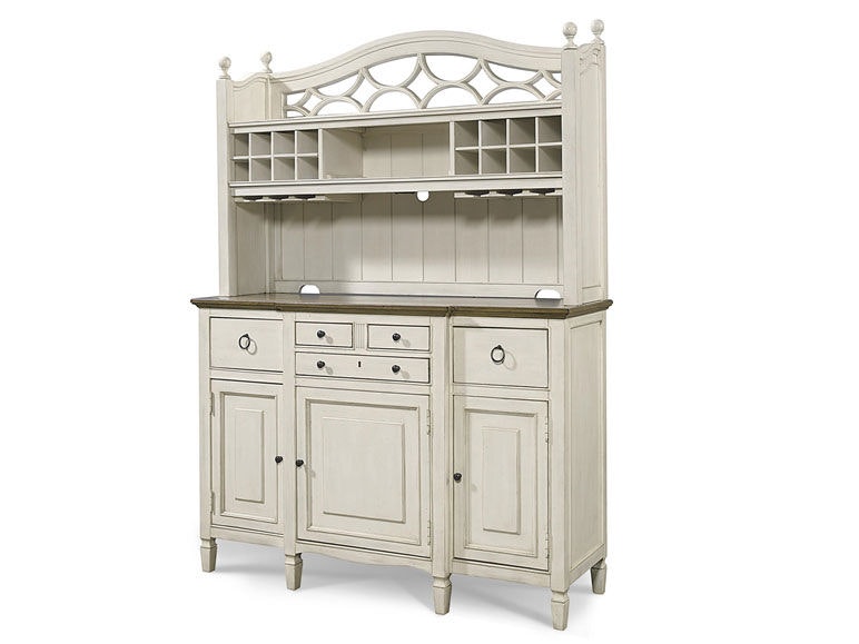 Universal Furniture Summer Hill Serving Buffet with Bar Hutch 987670C