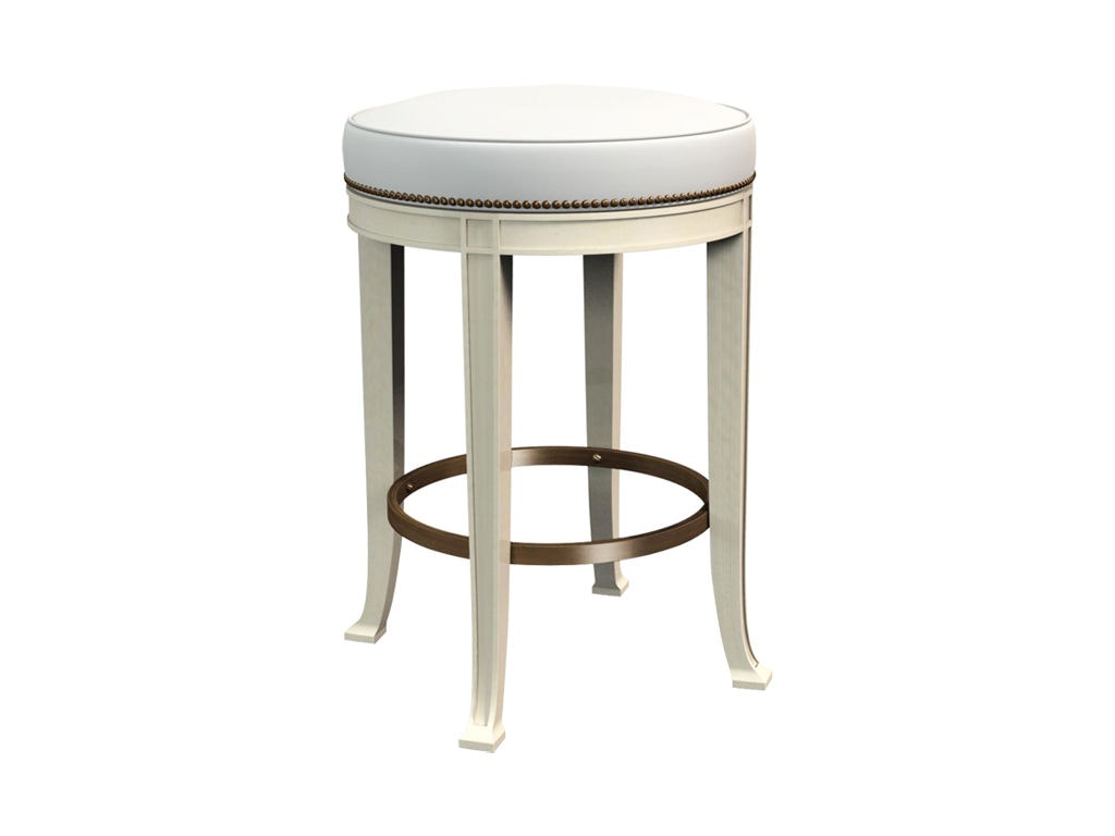 Hickory Chair Newbury Swivel Backless Counter Stool HC138-03