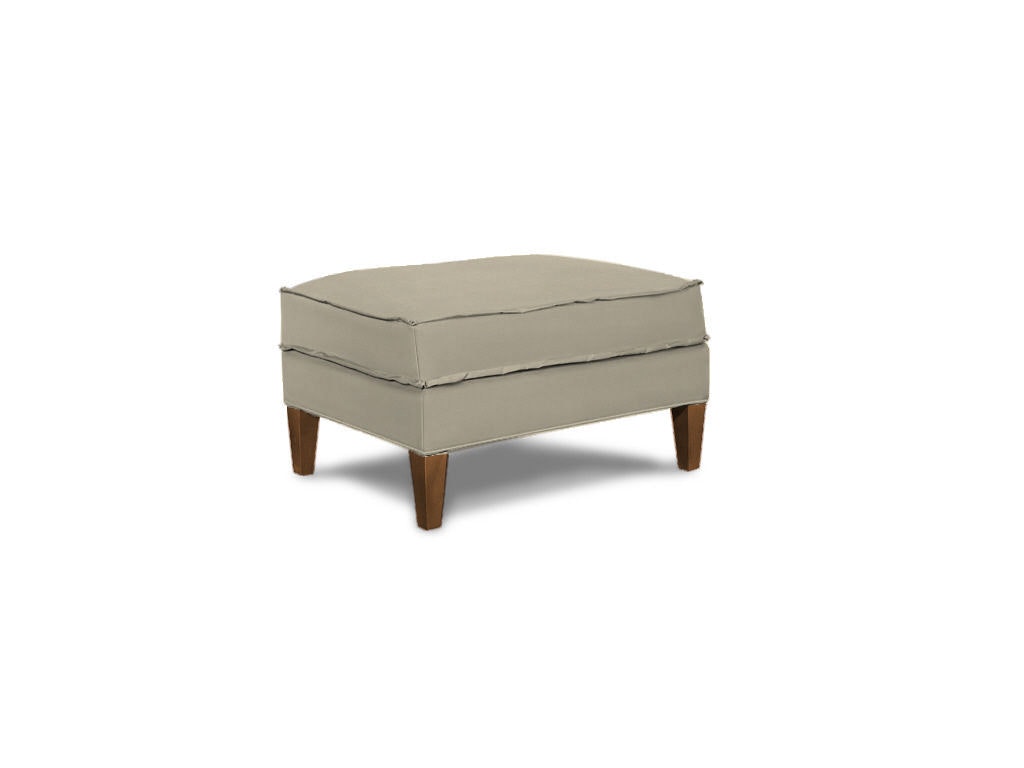 Hickory Chair Emory Exposed Wood Ottoman HC1602-53