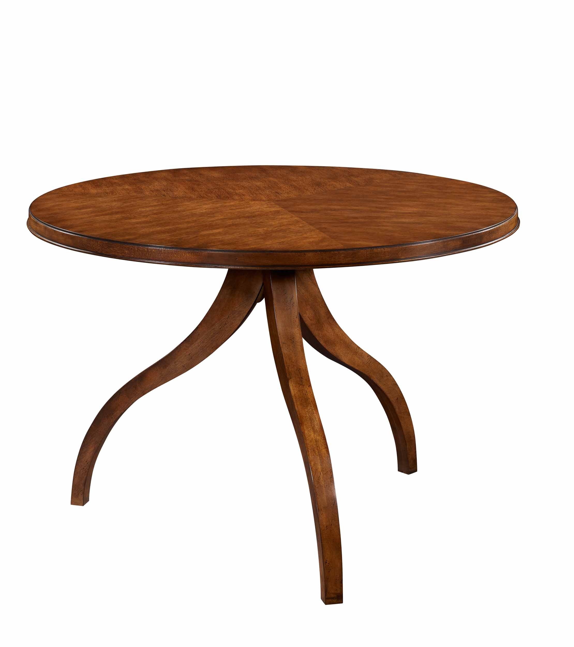 Hickory Chair Ingold Round Center Table Base - Mahogany HC185-11