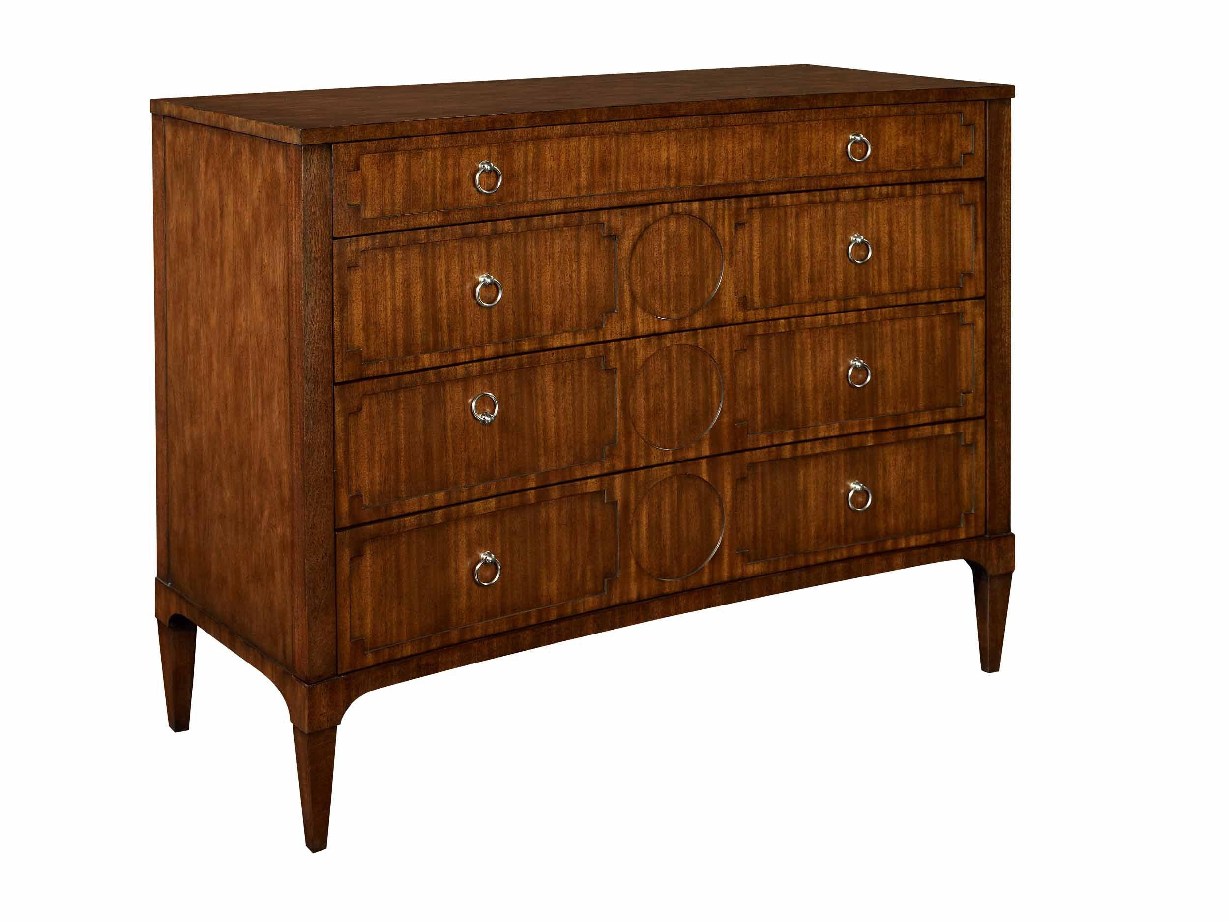 Hickory Chair Artisan Curved Front Chest - Mahogany HC190-11