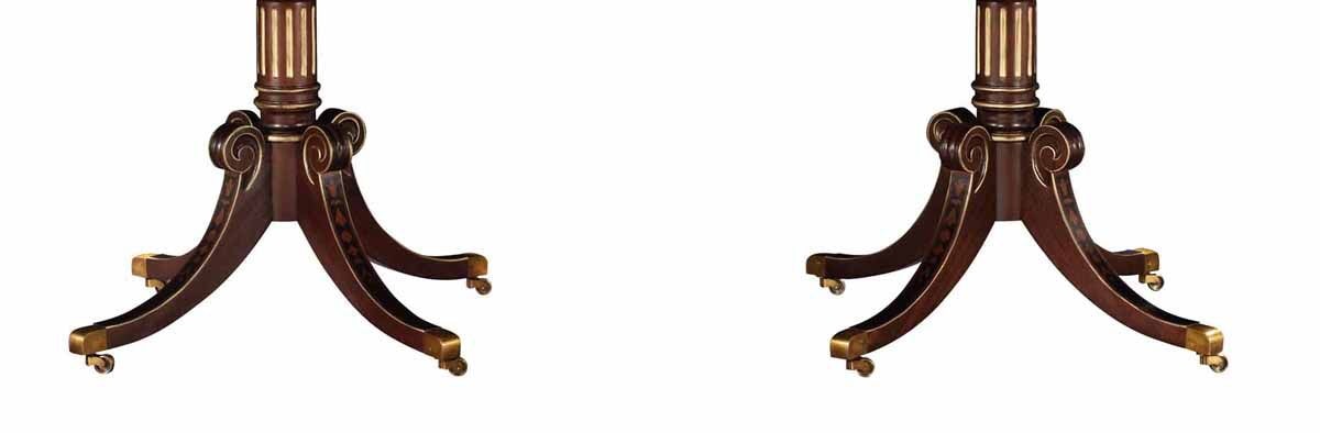 Hickory Chair Newport Pair of Pedestal Bases HC2476-30