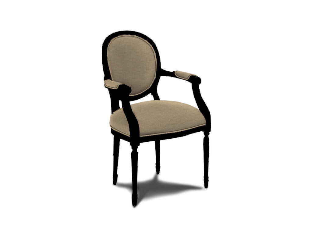 Hickory Chair Louis XVI Arm Chair HC3105-11
