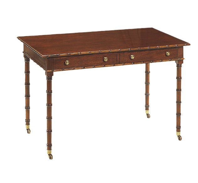 Hickory Chair Regency Bamboo Writing Table HC5210-19