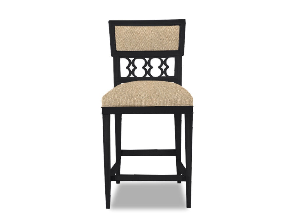 Hickory Chair Ilsa Counter Stool Figure Eight Back Panel HC5350-03